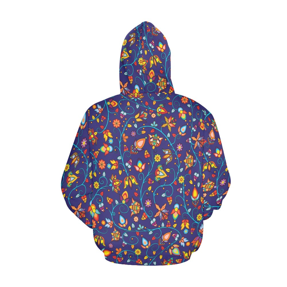 Thorny Path Blue Hoodie for Men (USA Size)