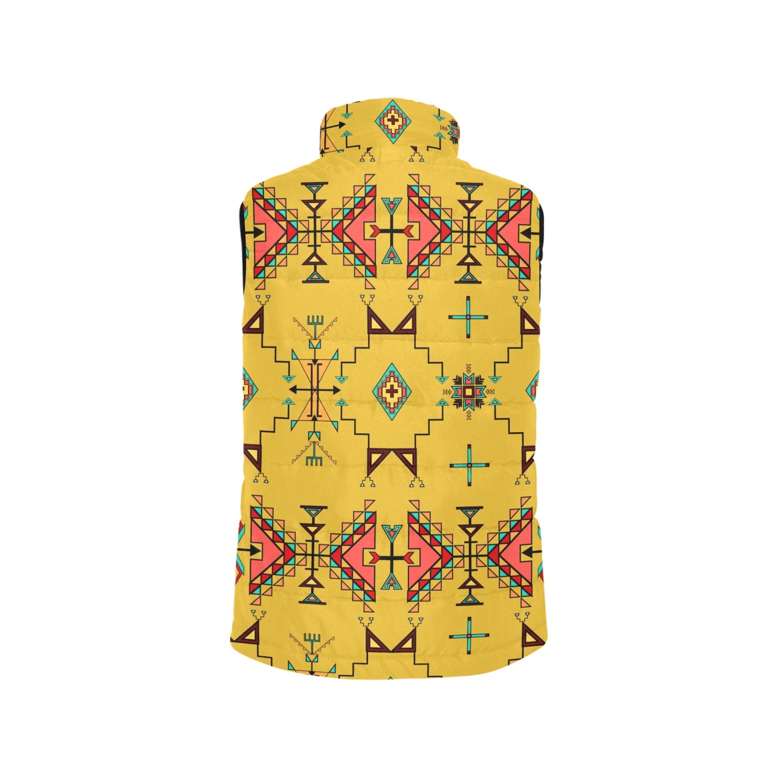 Thunder Flight Yellow Women's Padded Vest Jacket