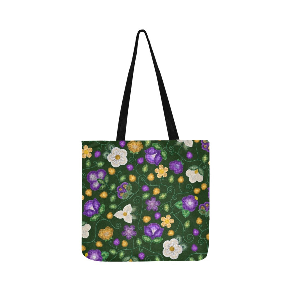 Midnight Moss Bloom Forest Reusable Shopping Bag (Two sides)