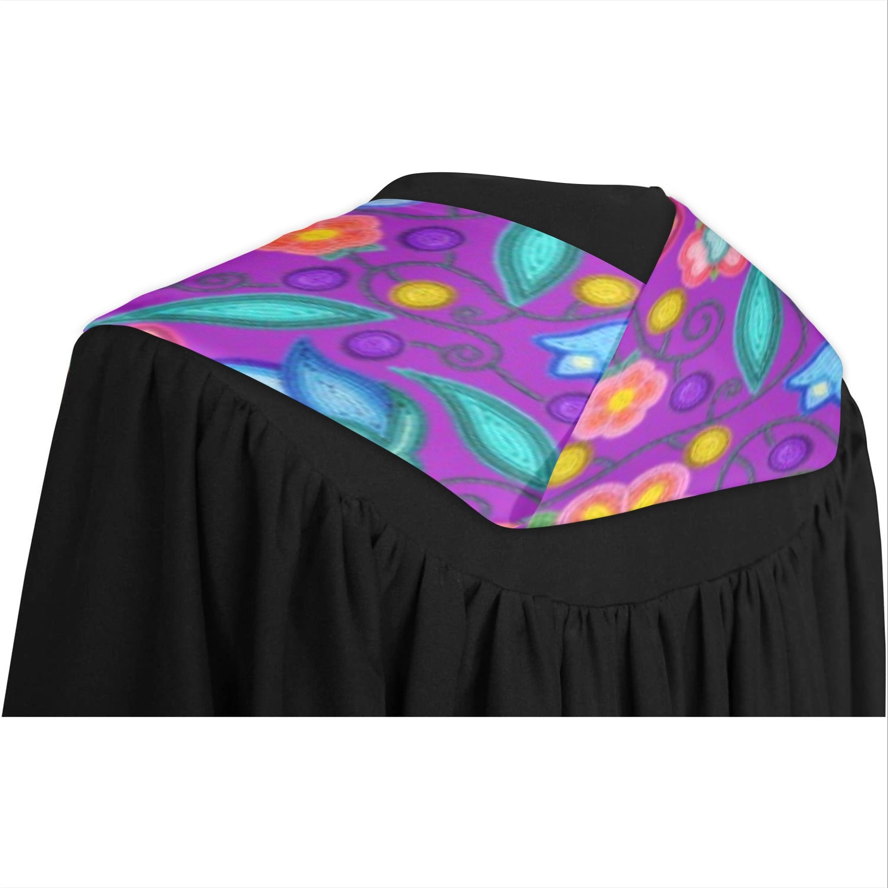 Sweet Offering Purple Graduation Stole