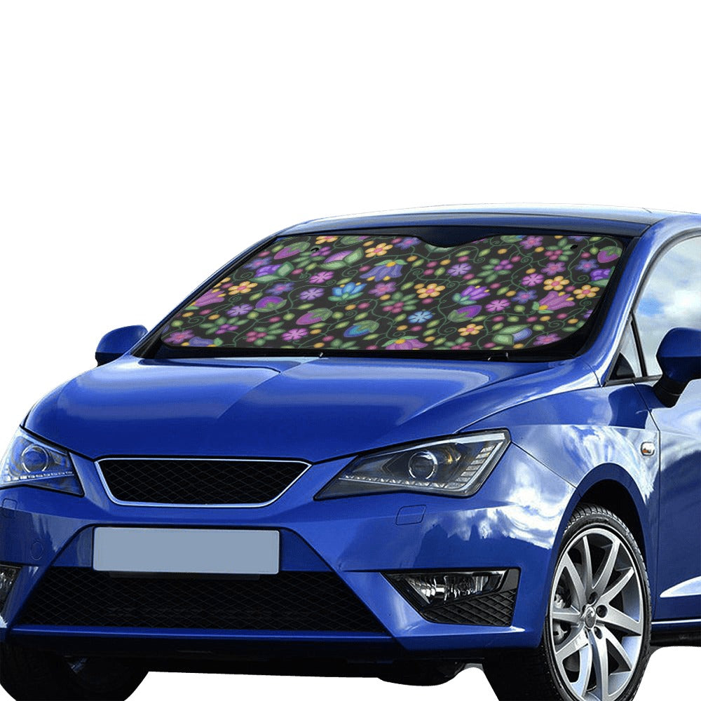 Bloom Uplift Black Car Sun Shade 55"x30"