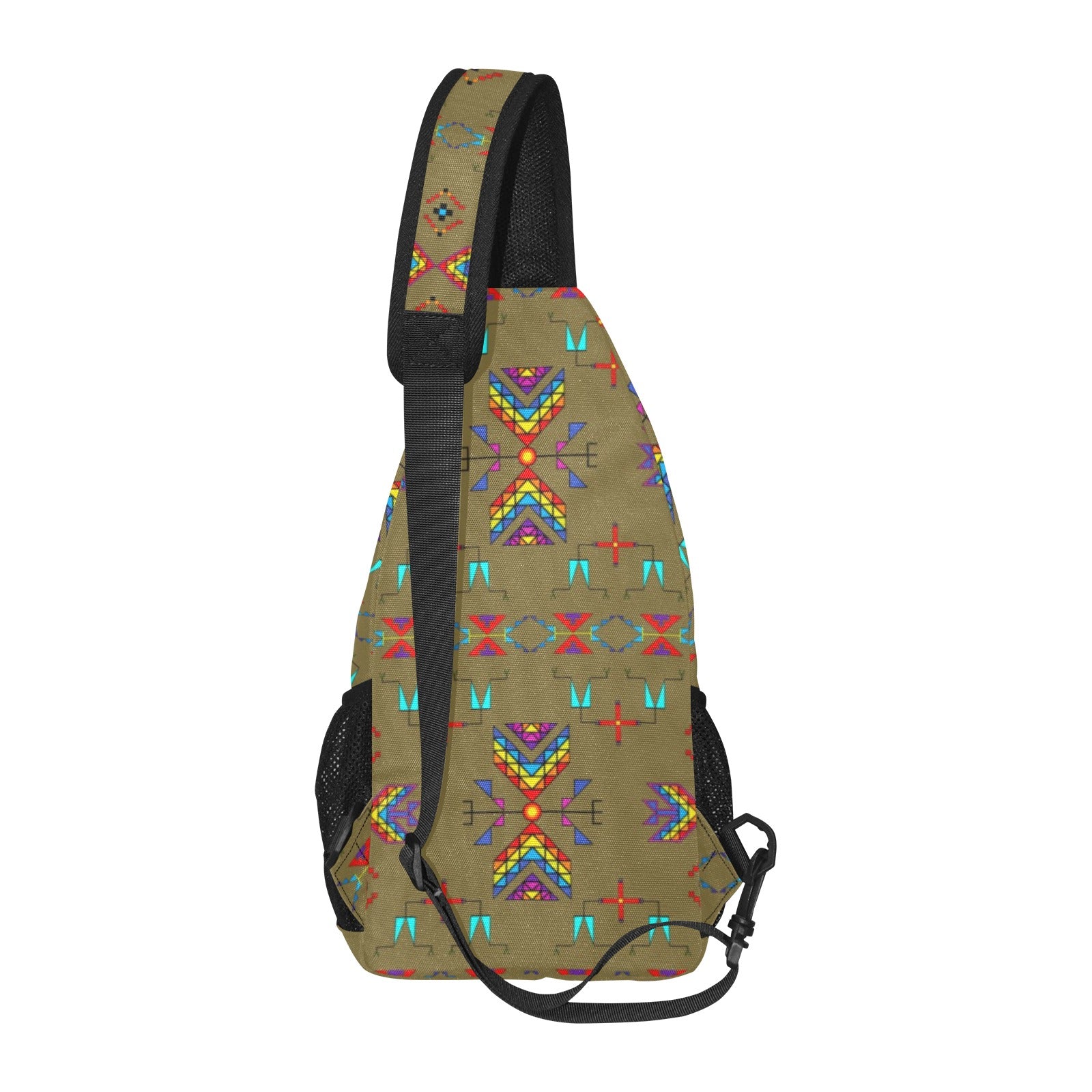 Rainy Chief Rainbow Sage Grass Chest Bag