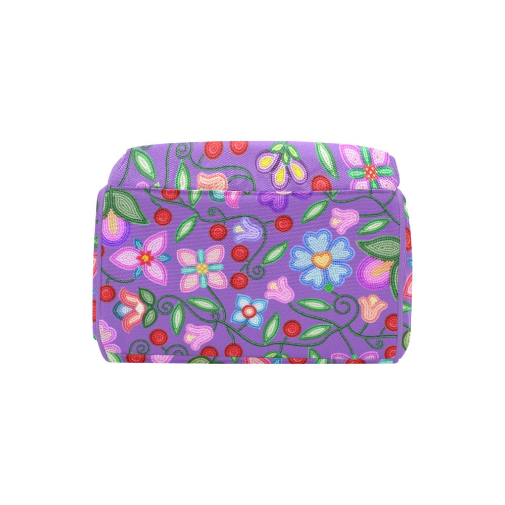 Petal Harmony Lavender Multi-Function Diaper Backpack/Diaper Bag