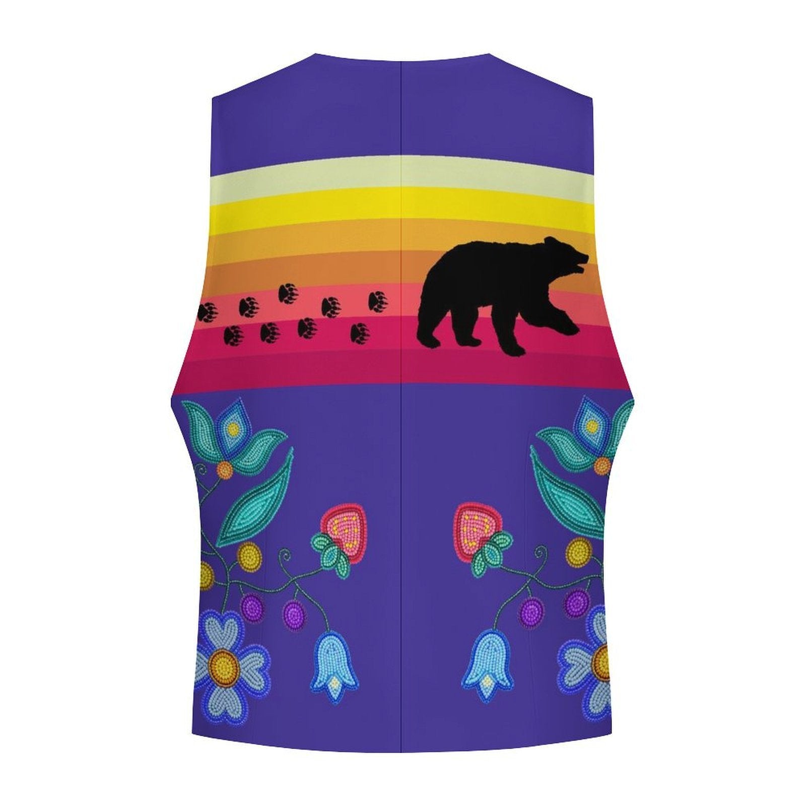 Bear Harvest Women's Sleeveless Suit Vest