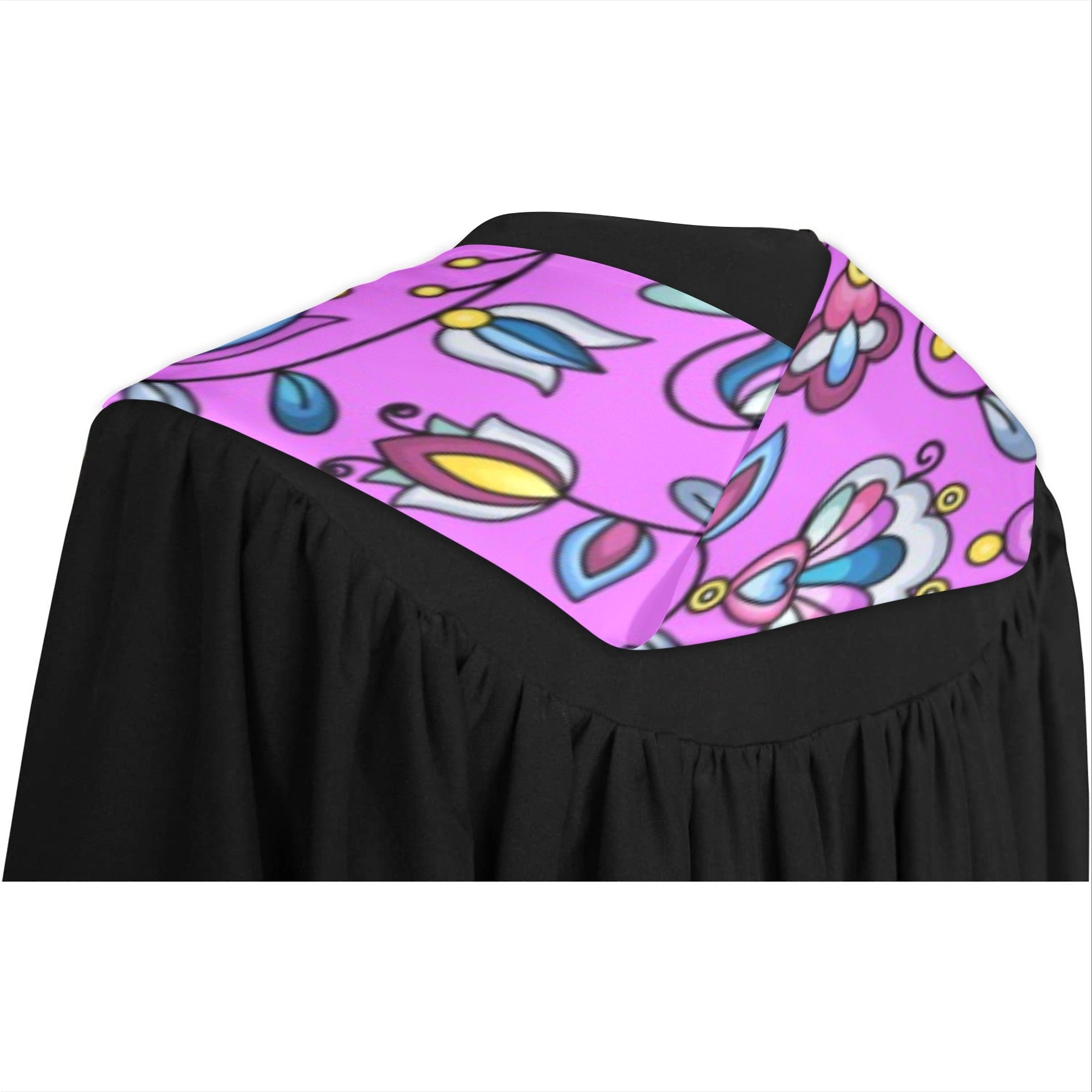 Autumn Bundle Blessing Purple Graduation Stole