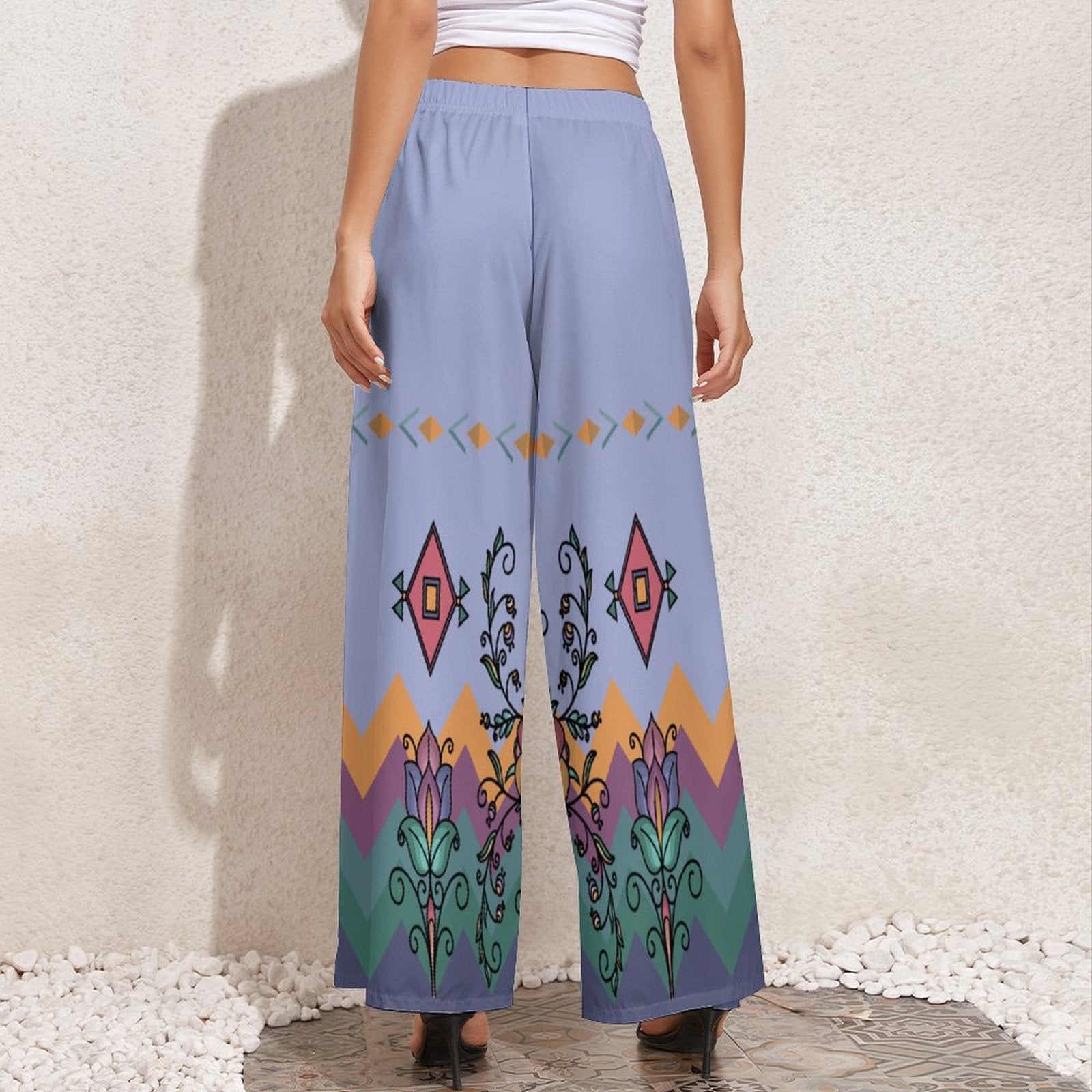 Rust and Ember Flower Song Ribbon Pant