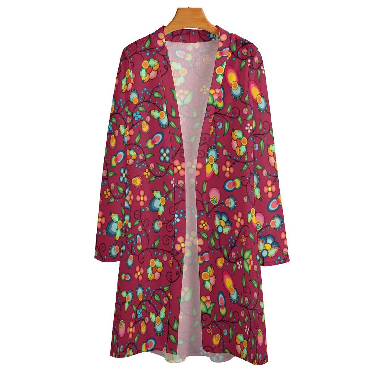 Floral Bounty Magenta Cardigan