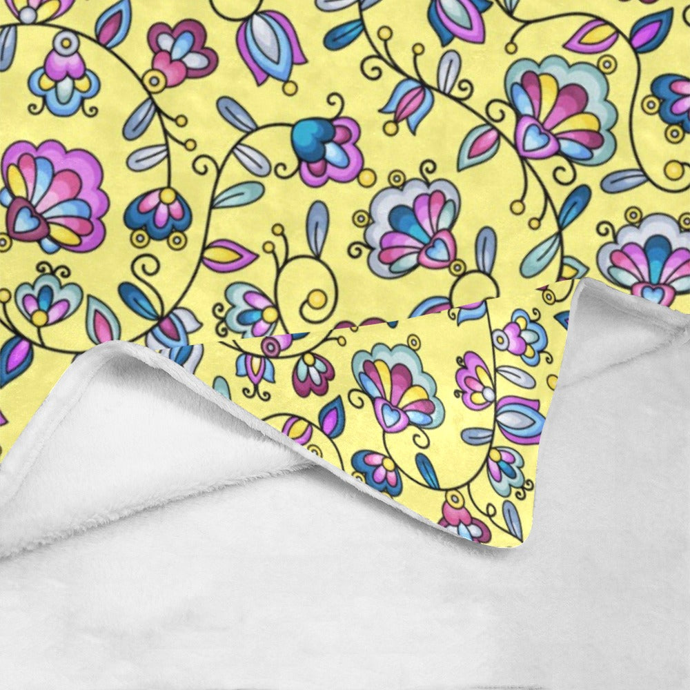 Autumn Bundle Blessing Yellow Ultra-Soft Micro Fleece Blanket 60"x80"