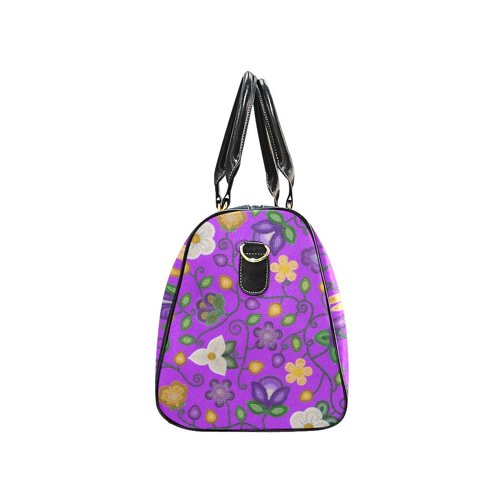 Midnight Moss Bloom Purple Waterproof Travel Bag/Small