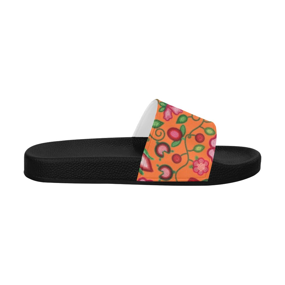 Rose Reverie Orange Women's Slide Sandals