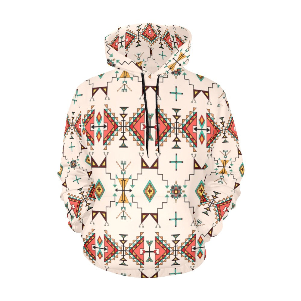 Thunder Flight Cream Hoodie for Men (USA Size)