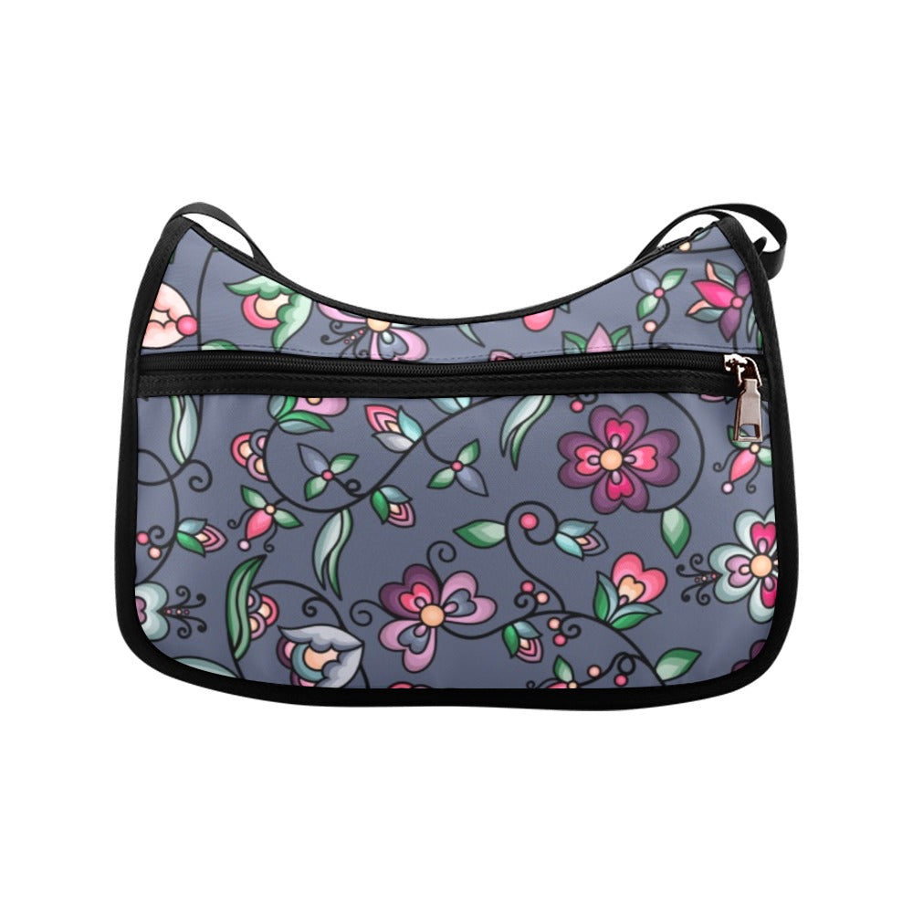 Amber Evening Garland Blue Crossbody Bag