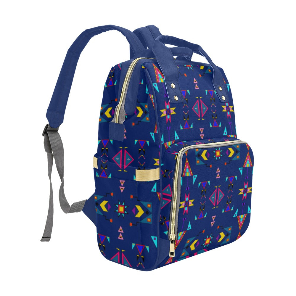 Enemy Territory Dark Navy Multi-Function Diaper Backpack/Diaper Bag