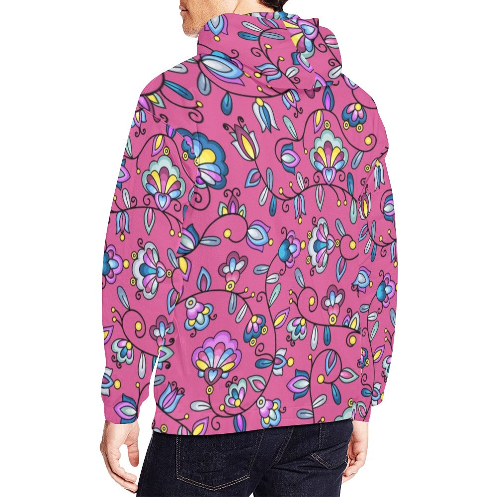 Autumn Bundle Blessing Pink Hoodie for Men (USA Size)
