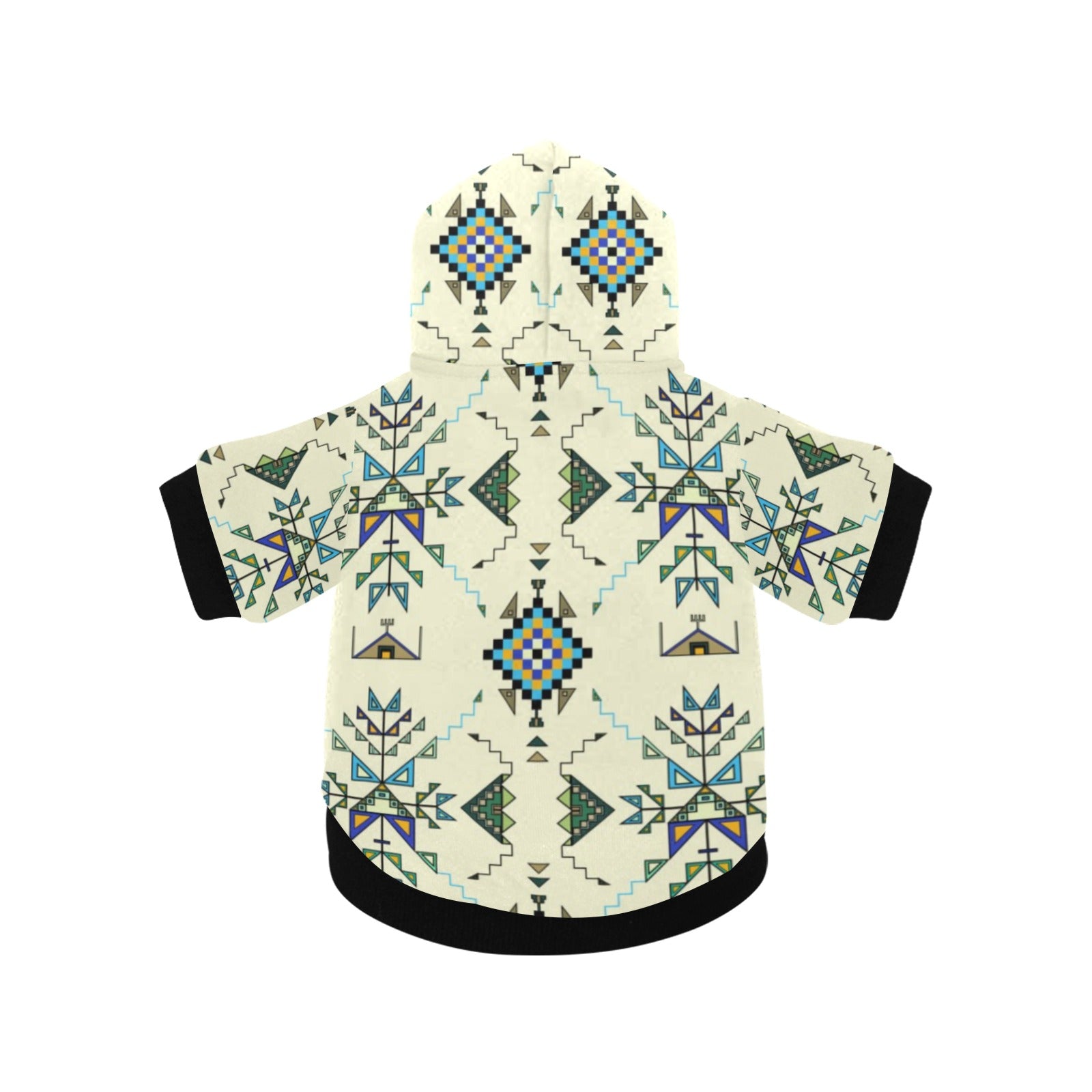 Bear Shield Cream Pet Dog Hoodie