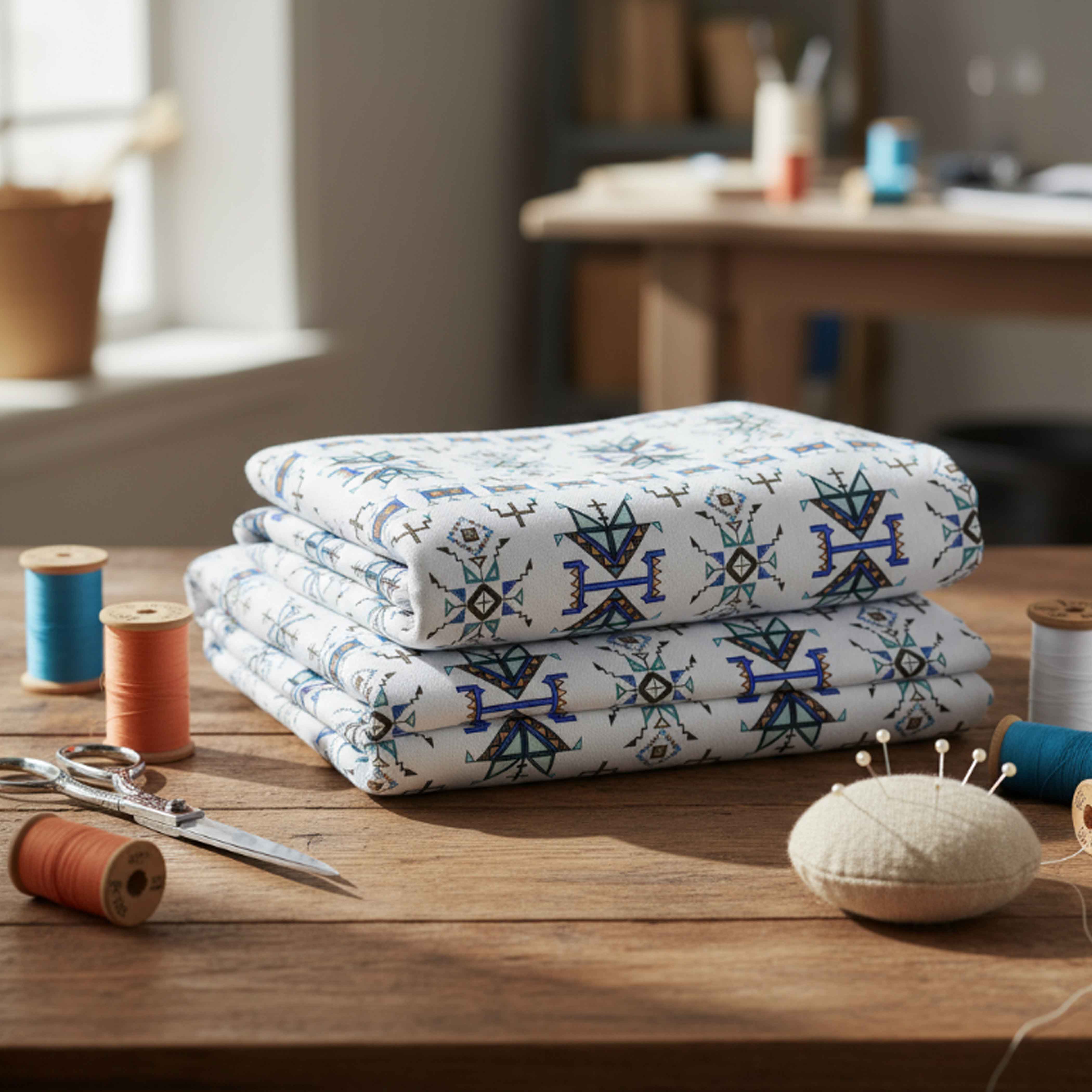 Eagle Strike White Satin Fabric By the Yard Pre Order