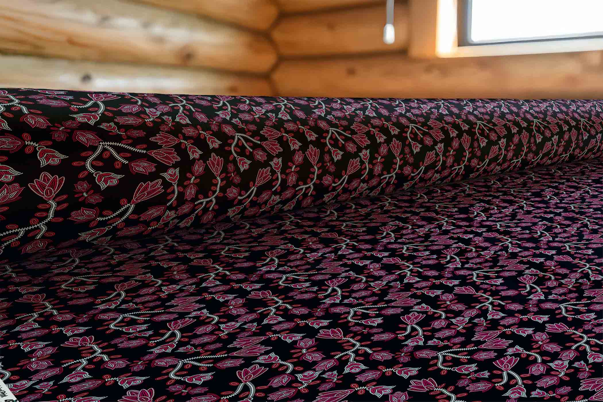 Beaded Pink Satin Fabric By the Yard Pre Order