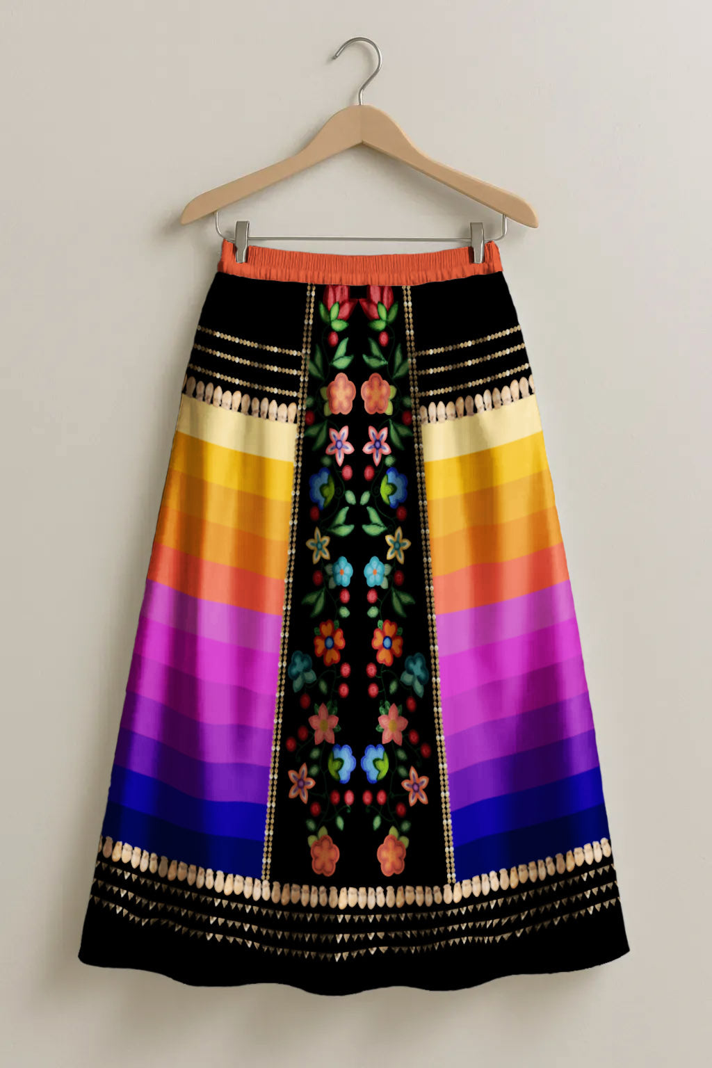 Beaded Offering Black 2 Skirt