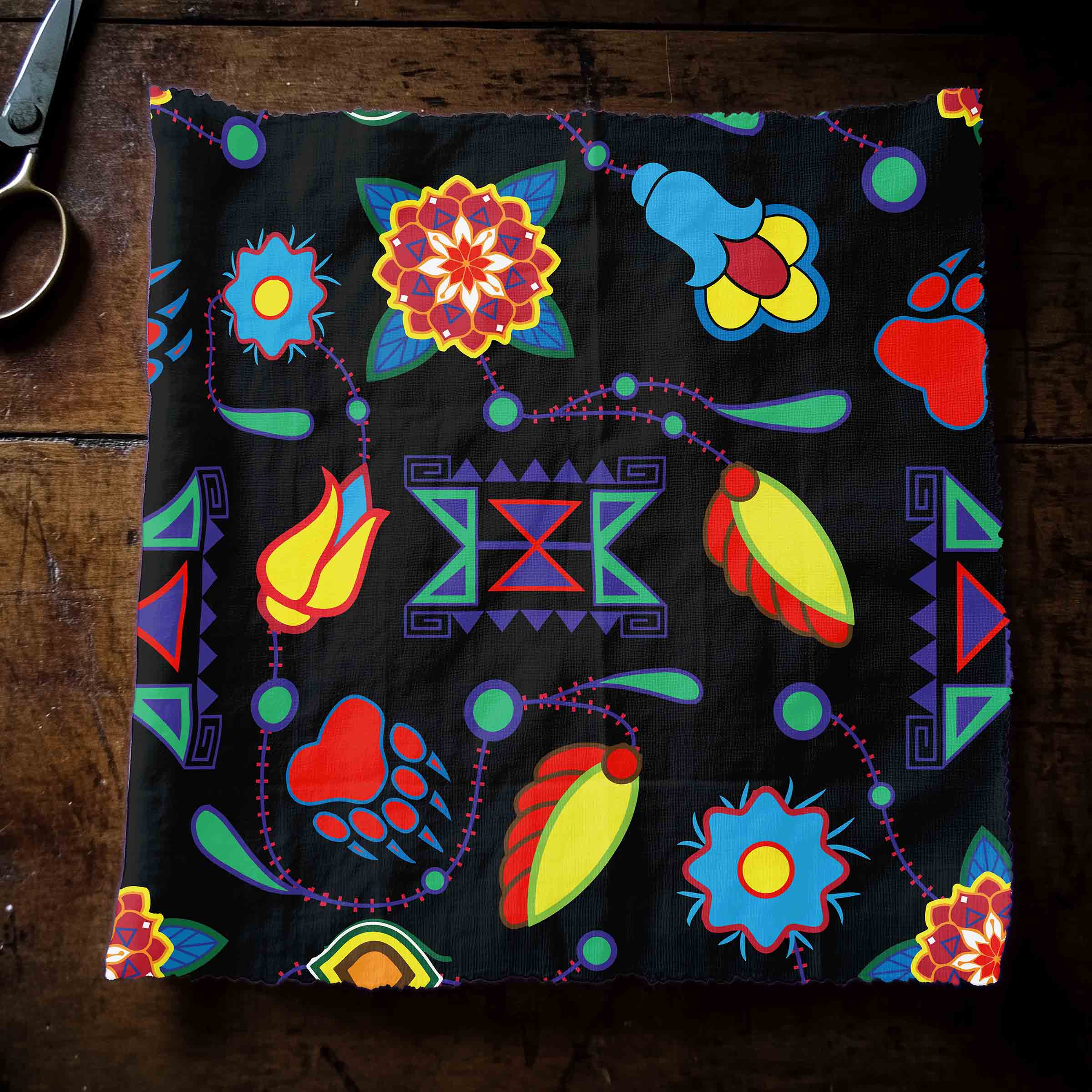 Bear Clan Floral 42 Inch Cotton Poplin Pre Order