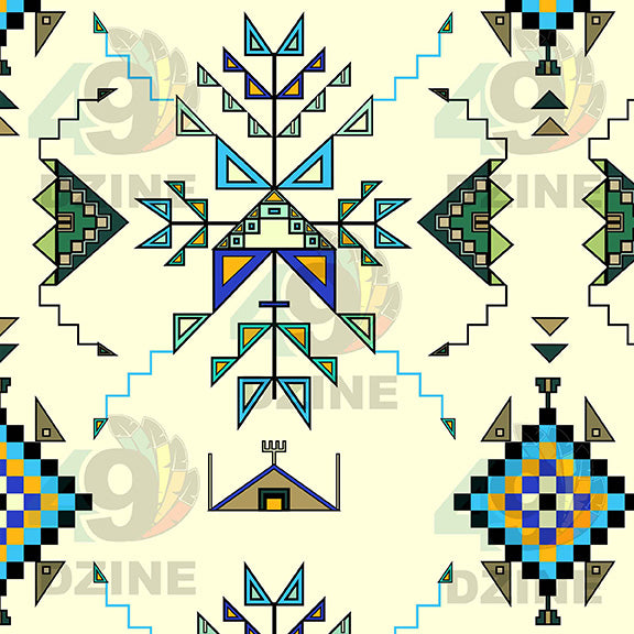 Bear Shield Cream 42 Inch Cotton Poplin Pre Order