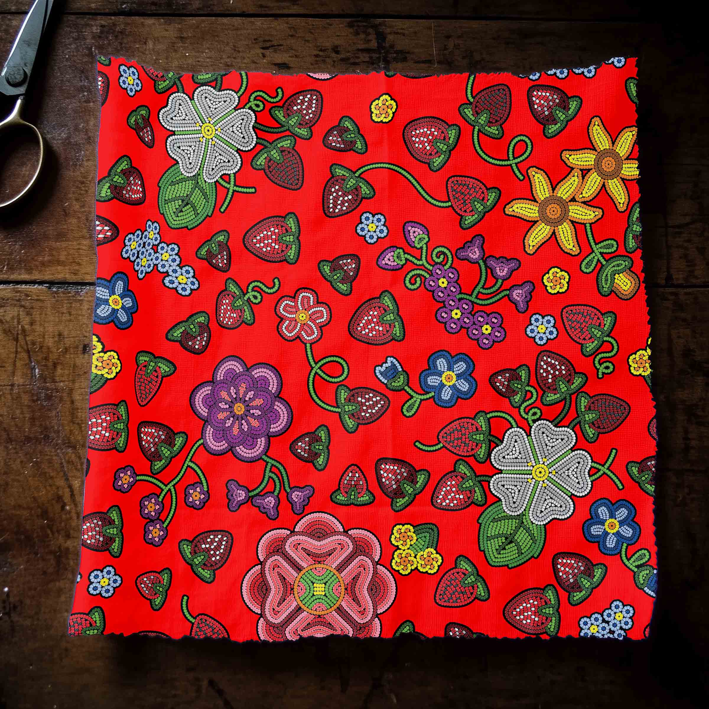 Berry Pop Fire 42 Inch Cotton Poplin Pre Order
