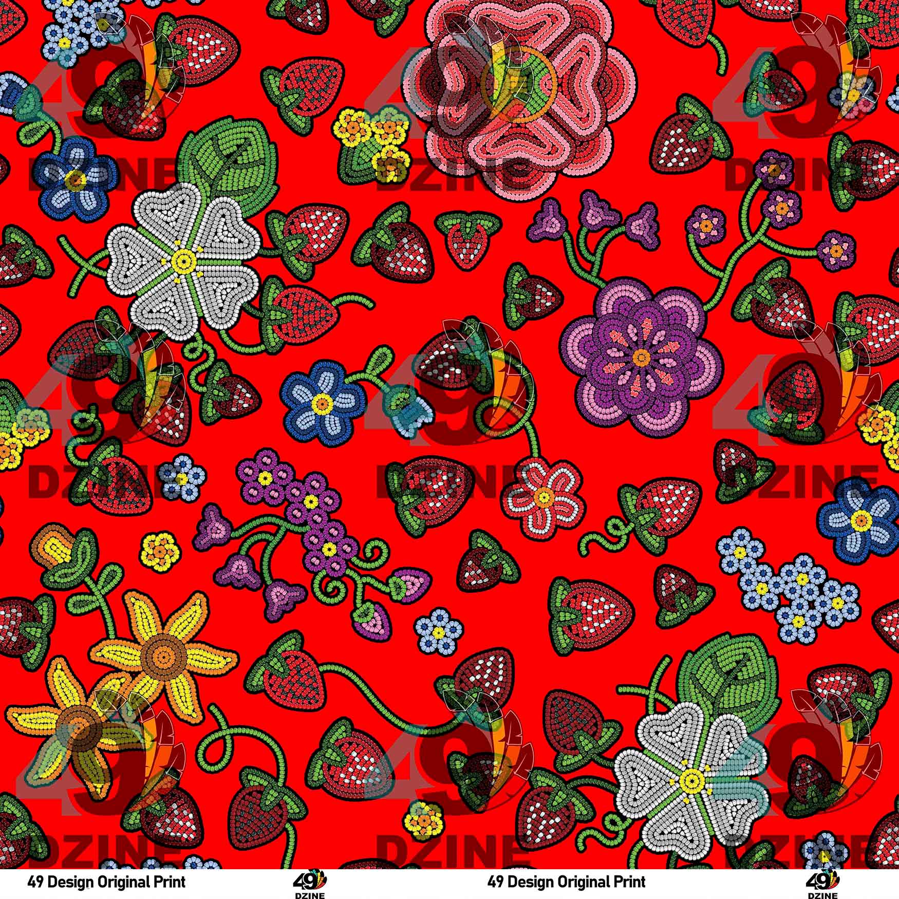 Berry Pop Fire Satin Fabric By the Yard Pre Order