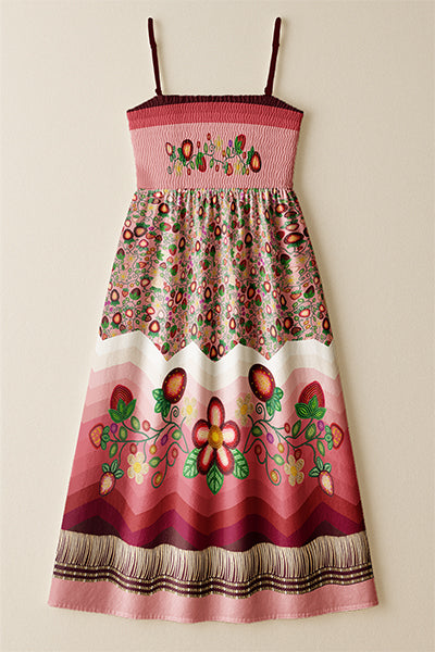 Berry Rites Pink 3 Smock Top Dress