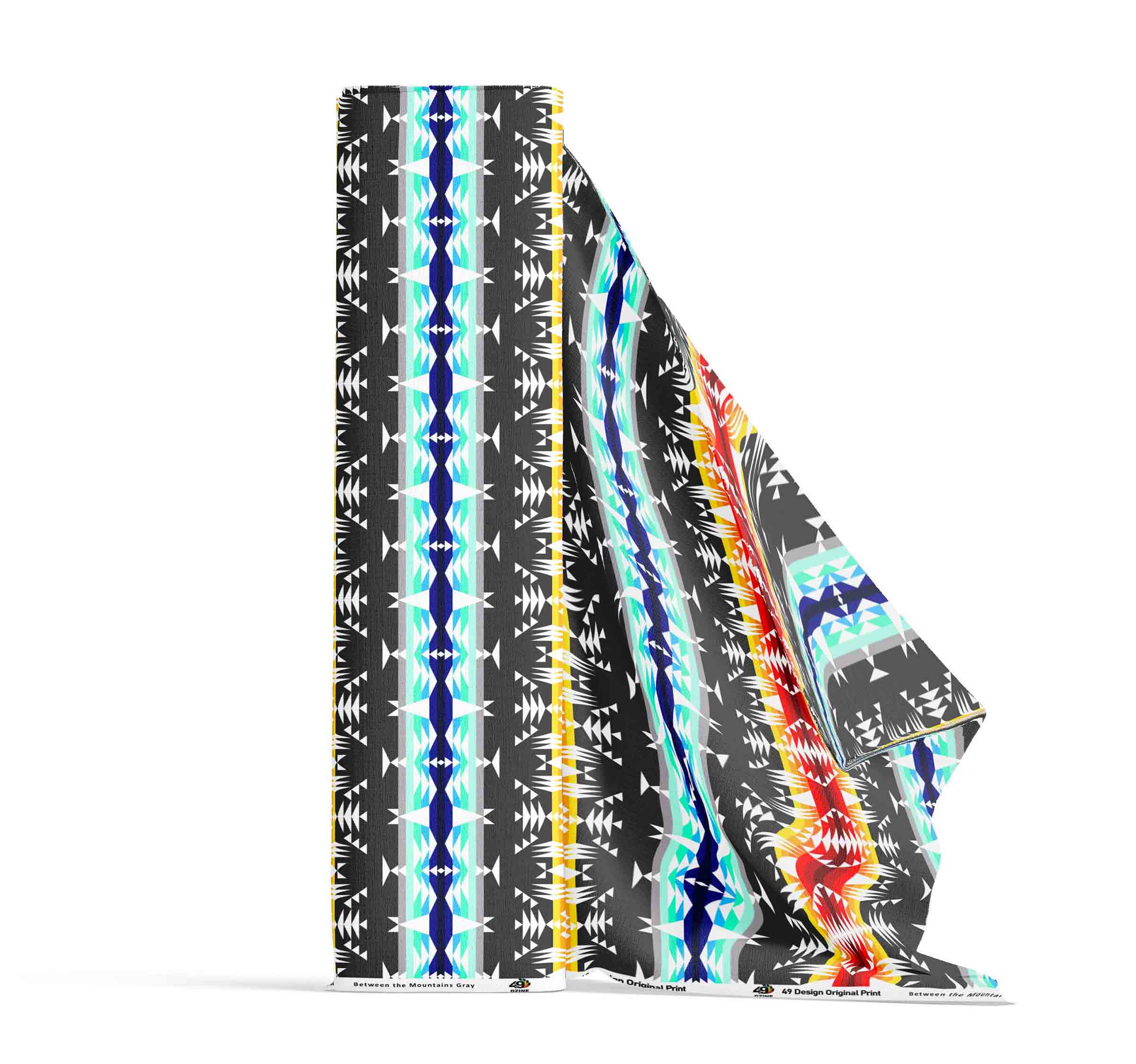 Between The Mountains Gray 42 Inch Cotton Poplin Pre Order