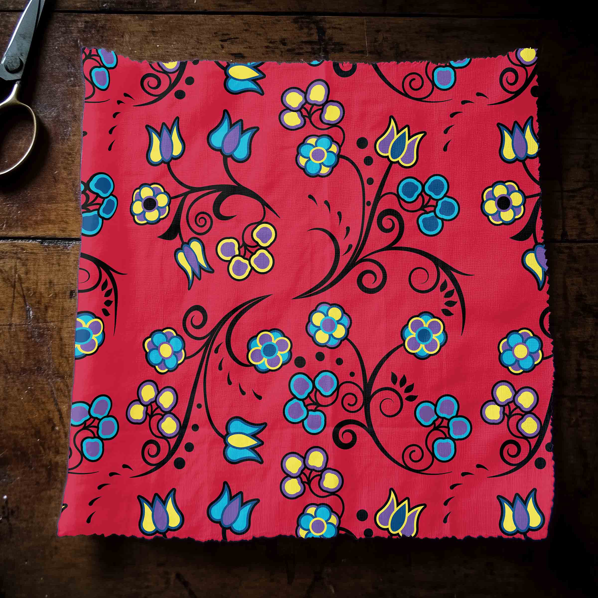 Blue Trio Cardinal 42 Inch Cotton Poplin Pre Order