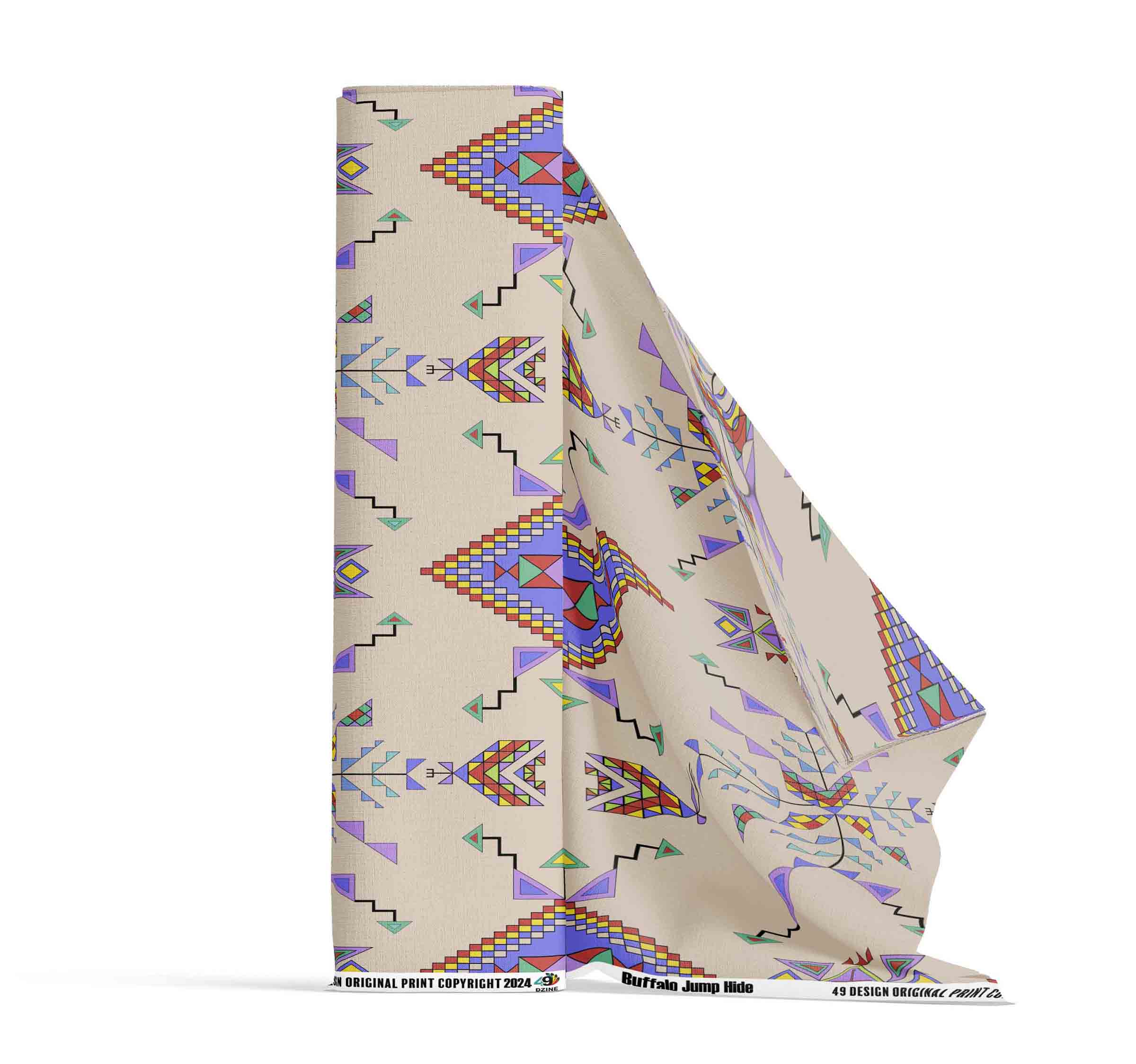 Buffalo Jump Hide 42 Inch Cotton Poplin Pre Order