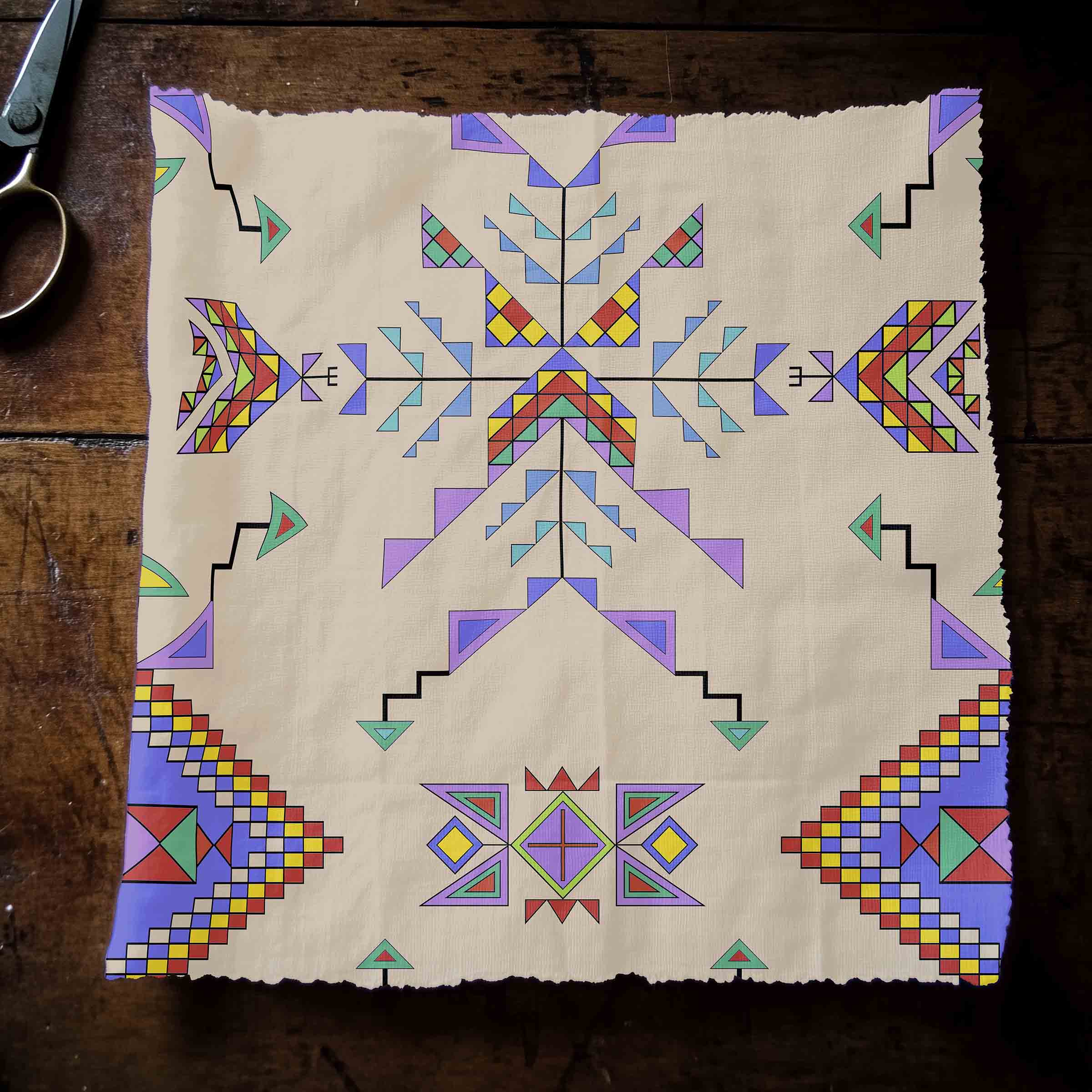 Buffalo Jump Hide 42 Inch Cotton Poplin Pre Order