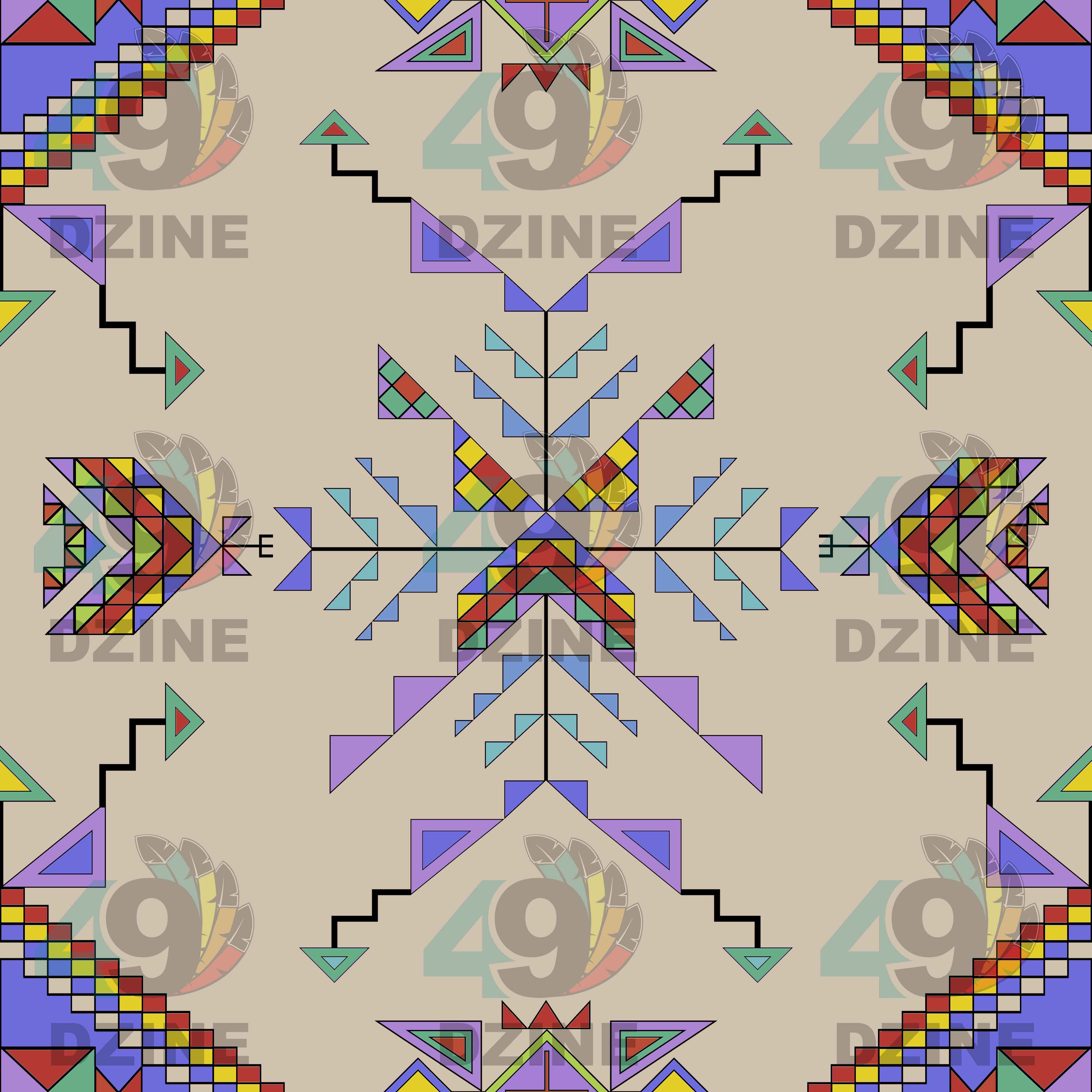 Buffalo Jump Hide 42 Inch Cotton Poplin Pre Order