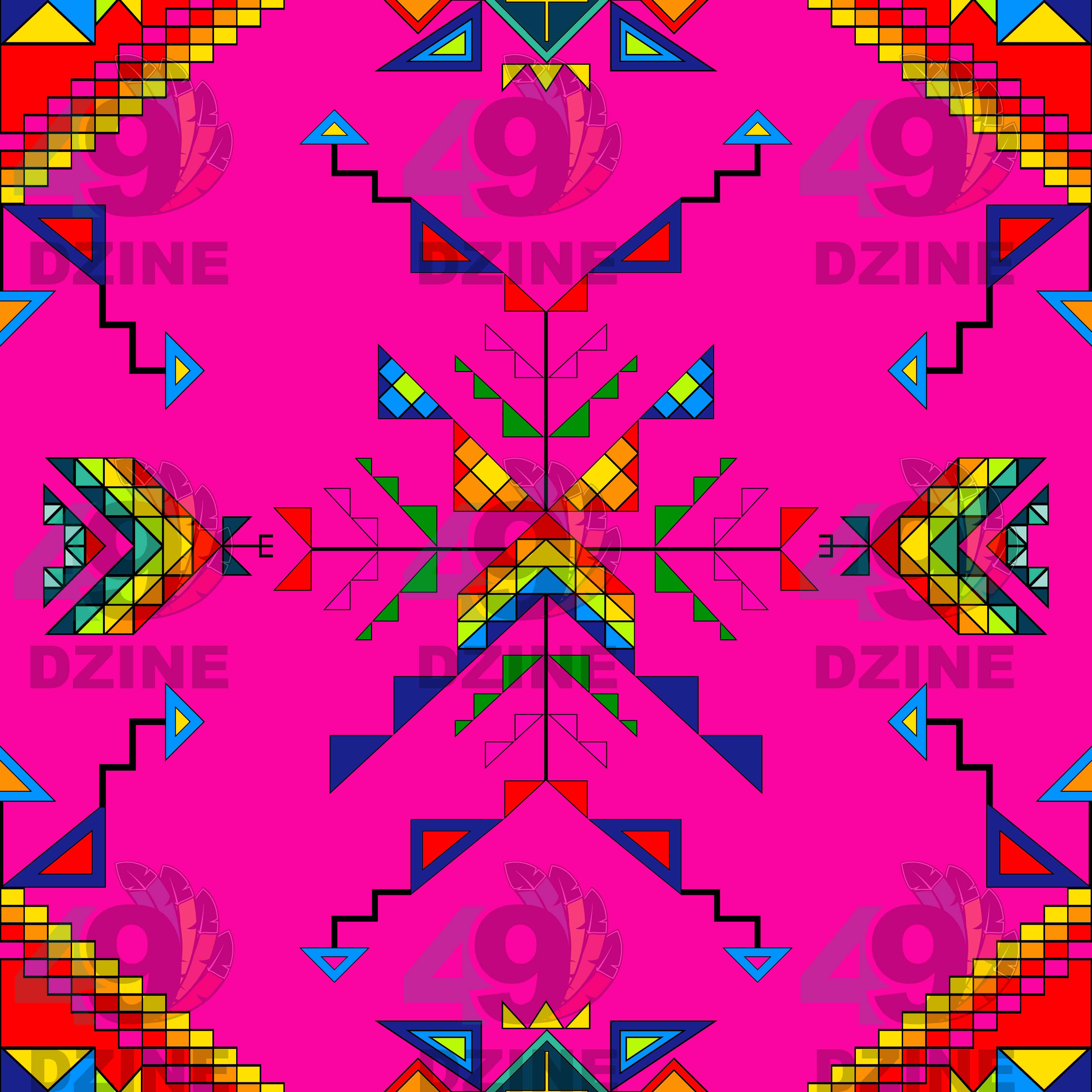 Buffalo Jump Pink 42 Inch Cotton Poplin Pre Order