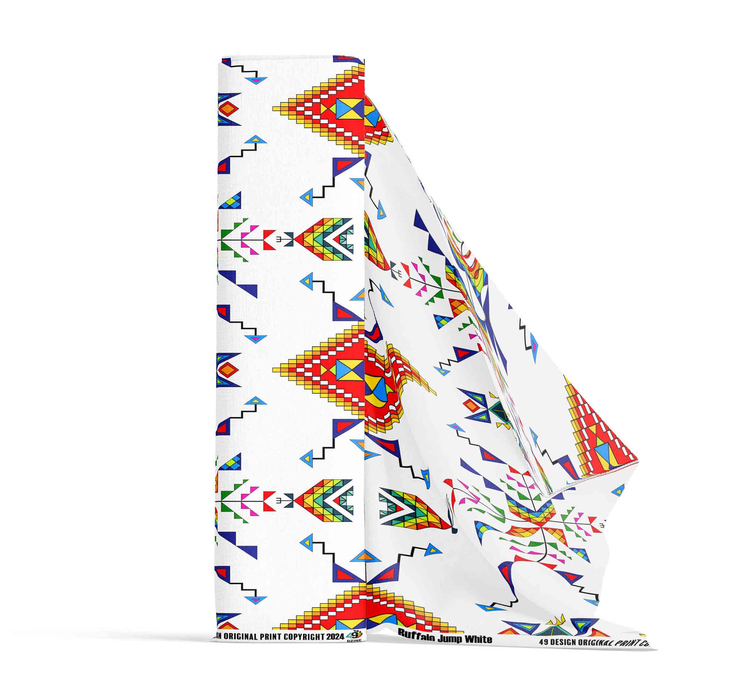 Buffalo Jump White 42 Inch Cotton Poplin Pre Order