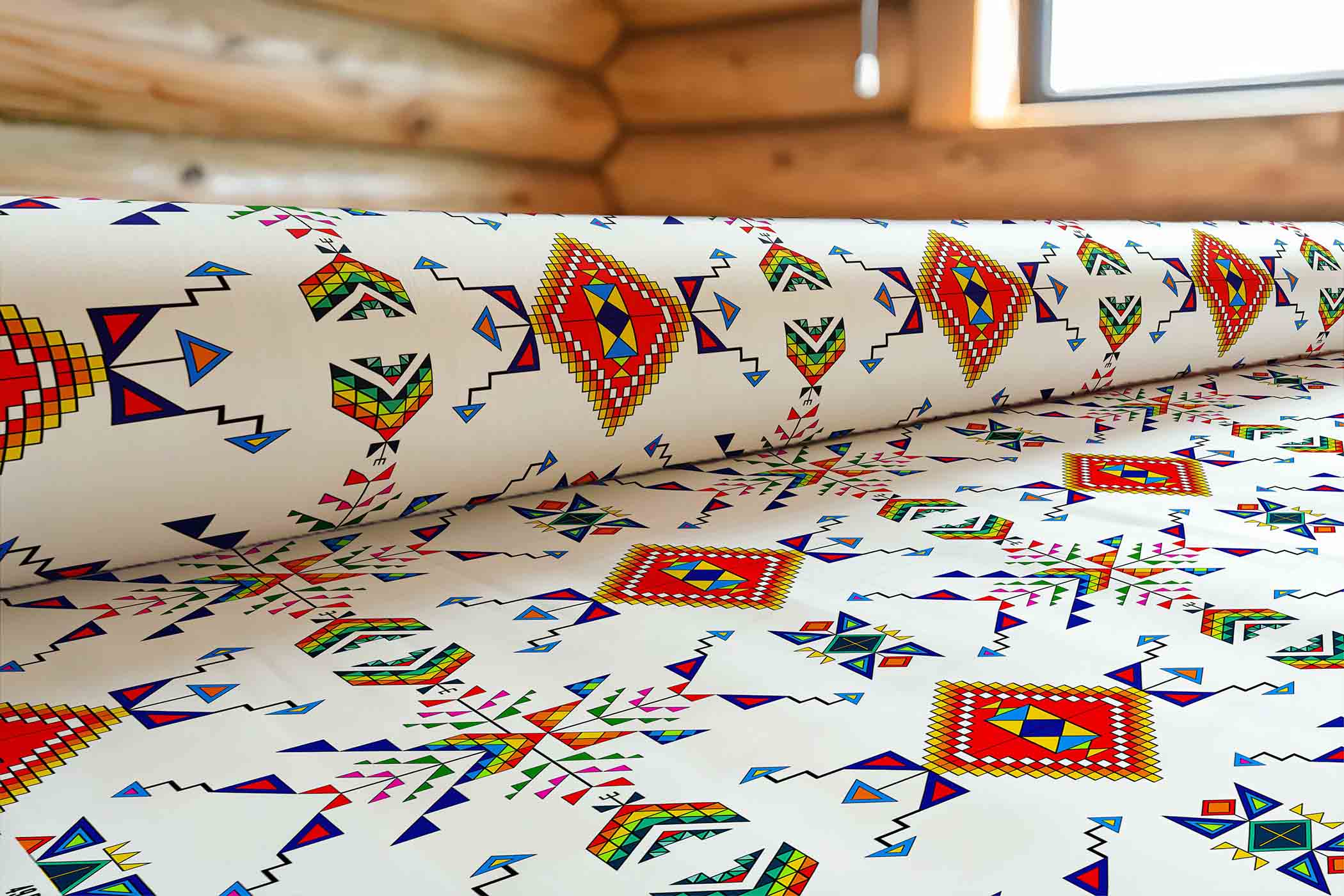 Buffalo Jump White 42 Inch Cotton Poplin Pre Order