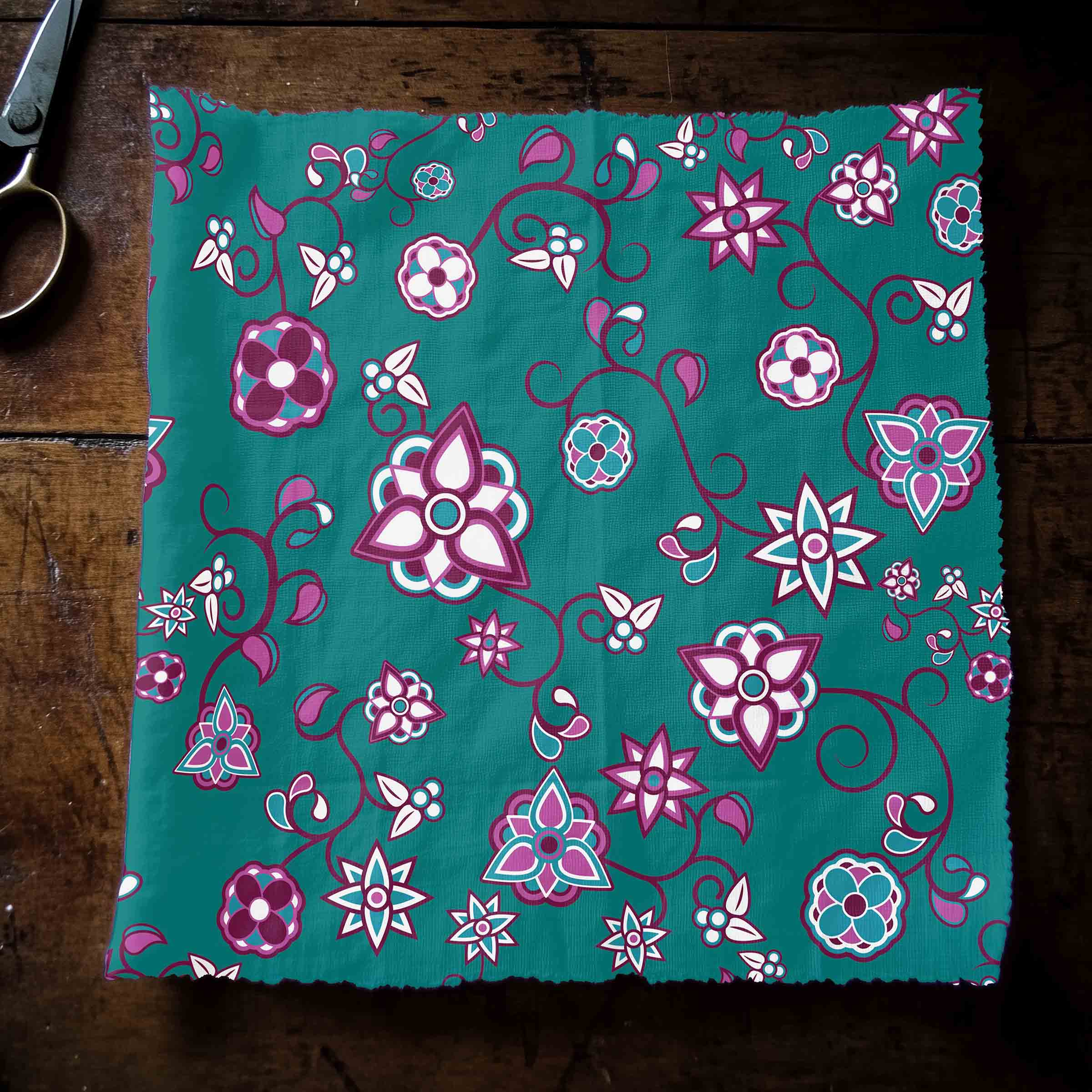 Burgundy Bloom 42 Inch Cotton Poplin Pre Order