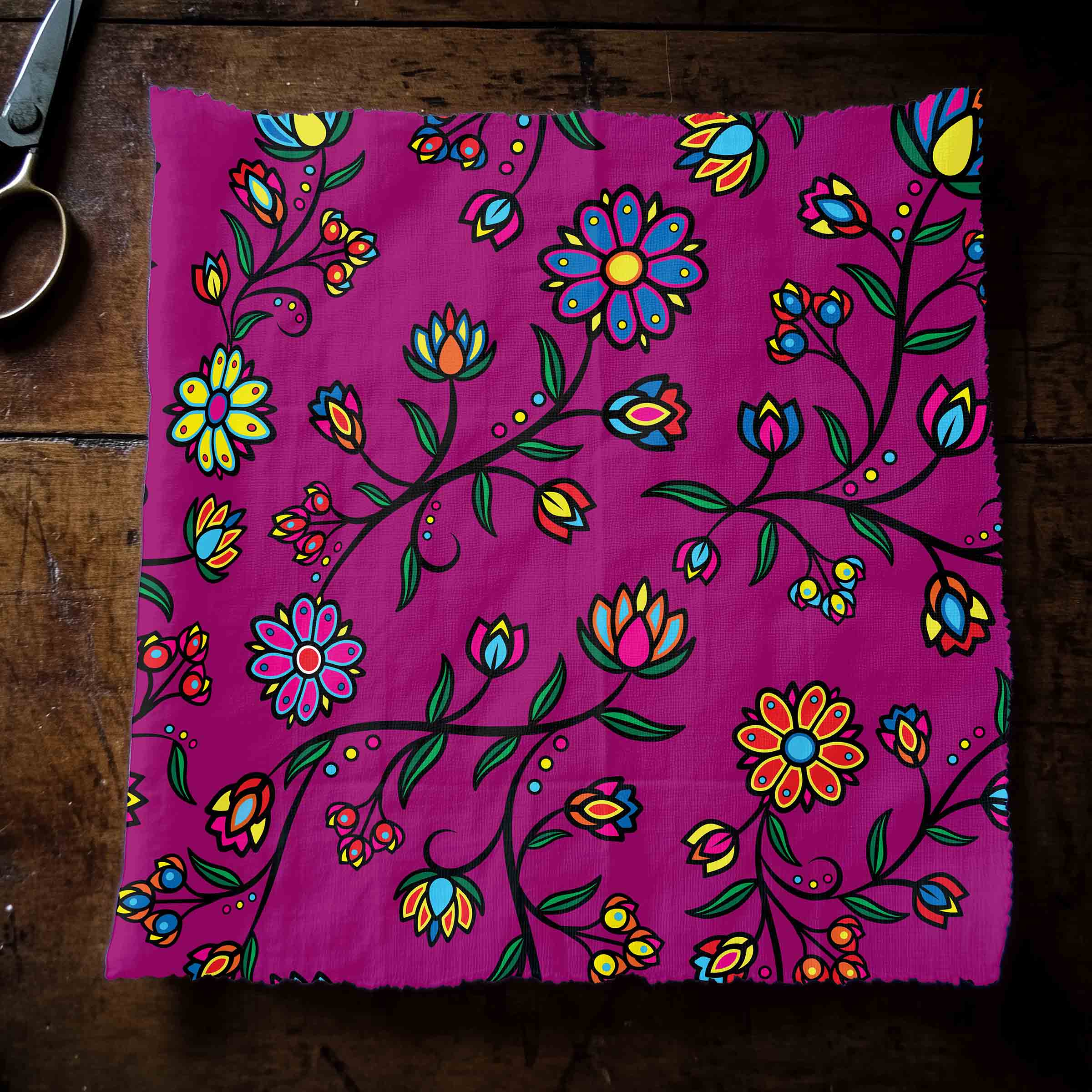 Cosmic Whisper Berry Paint 42 Inch Cotton Poplin Pre Order