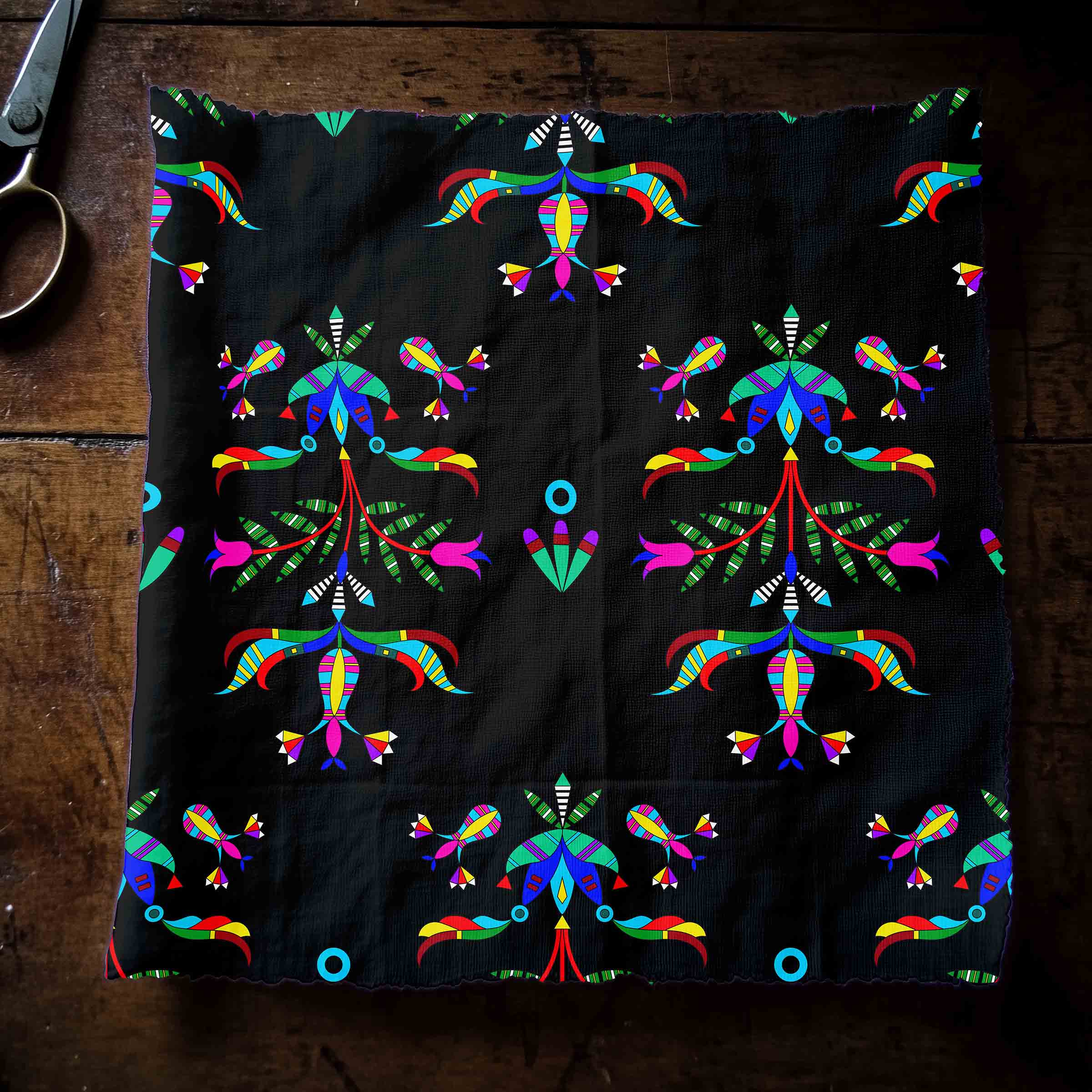 Dakota Damask Black 42 Inch Cotton Poplin Pre Order