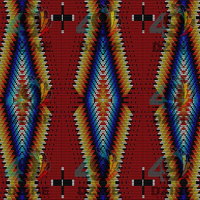 Diamond in the Bluff Red 42 Inch Cotton Poplin Pre Order