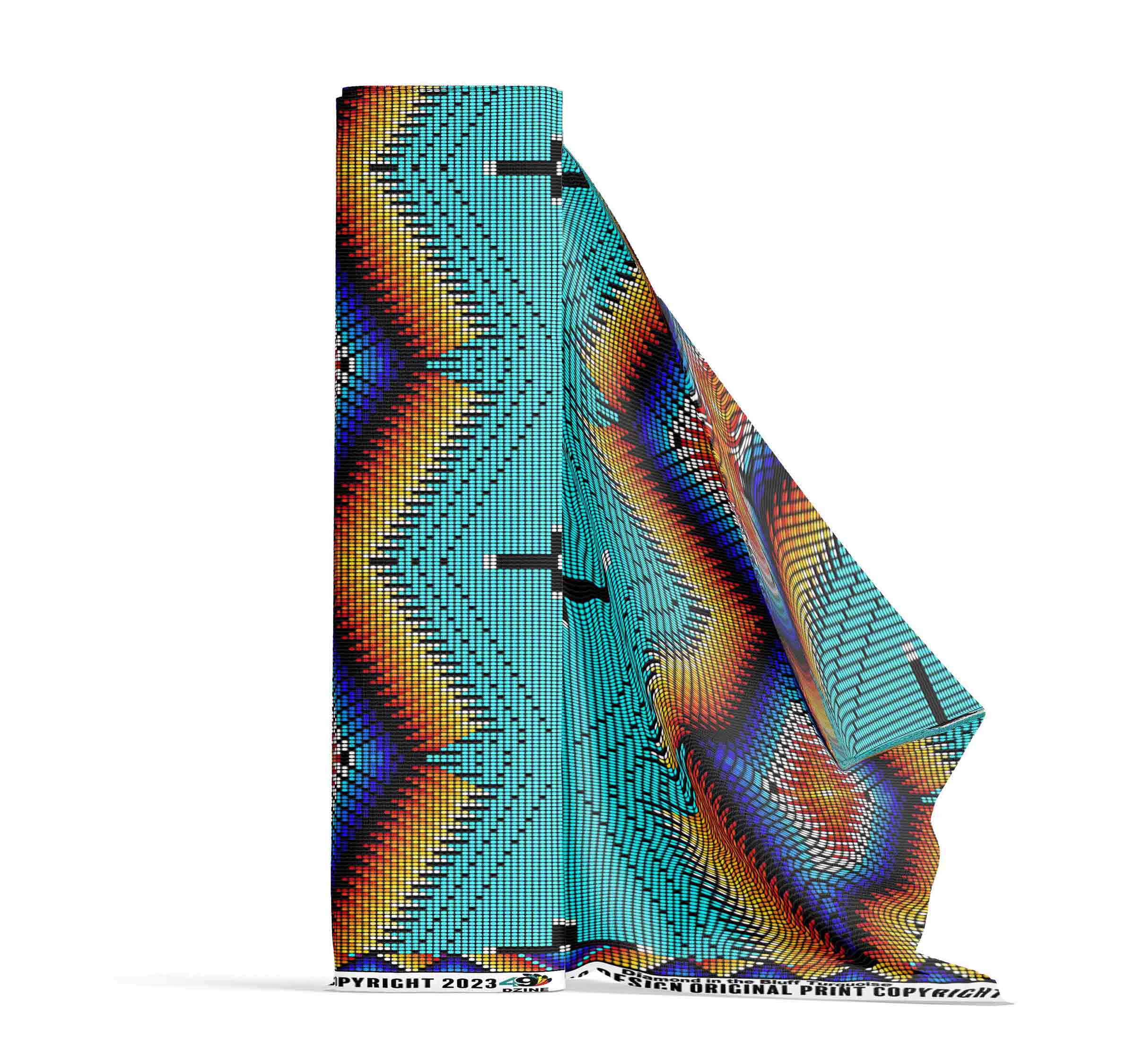 Diamond in the Bluff Turquoise 42 Inch Cotton Poplin Pre Order
