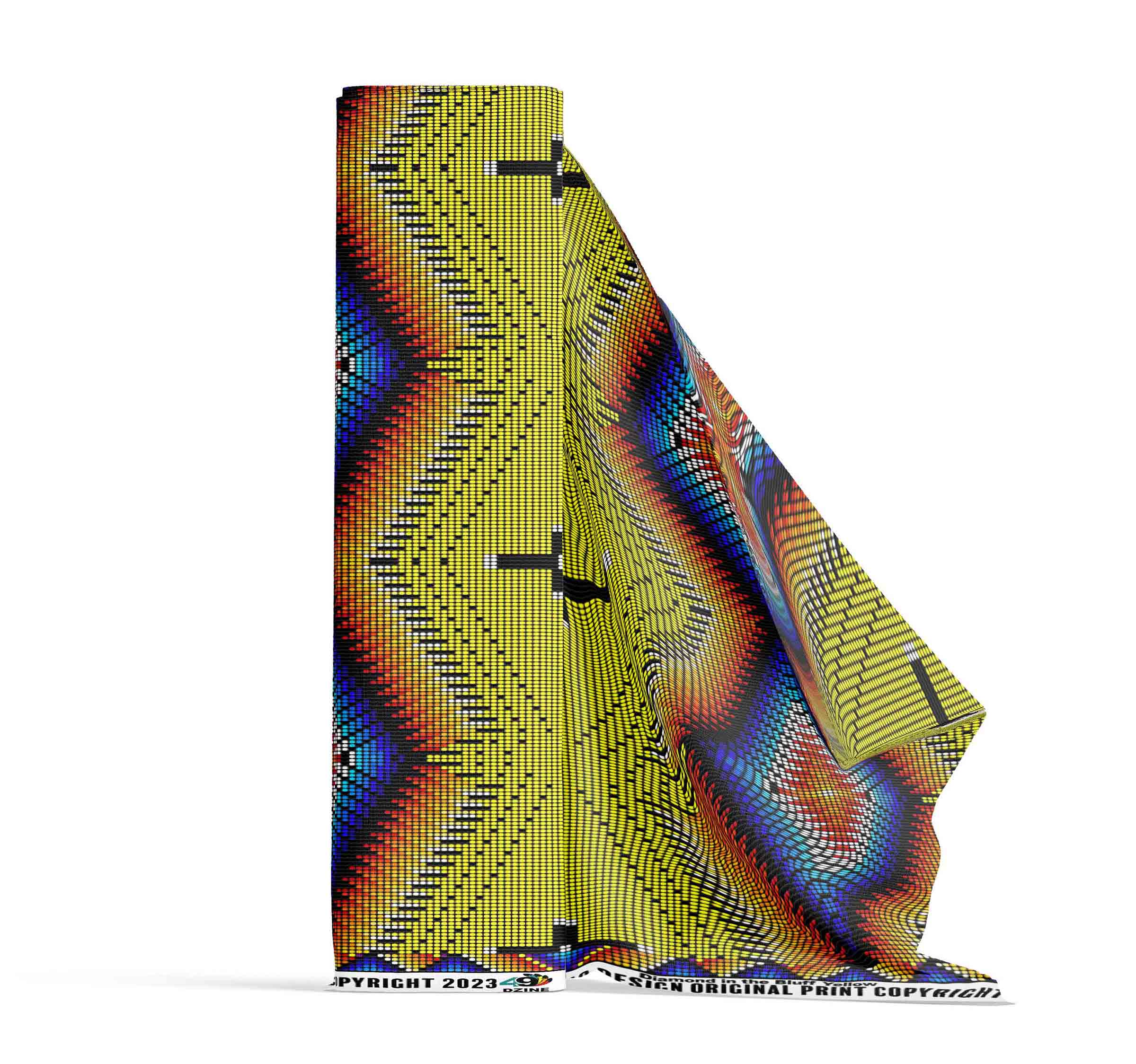 Diamond in the Bluff Yellow 42 Inch Cotton Poplin Pre Order