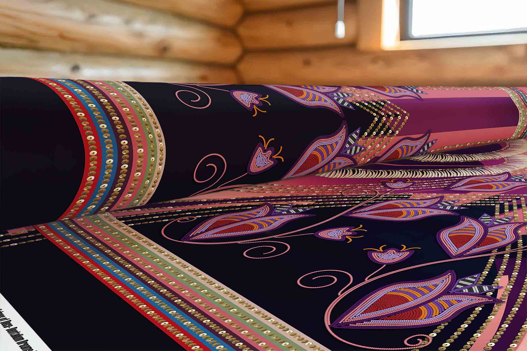 EOD- Dentalium Dreams Pink 42 Inch Cotton Poplin Pre Order