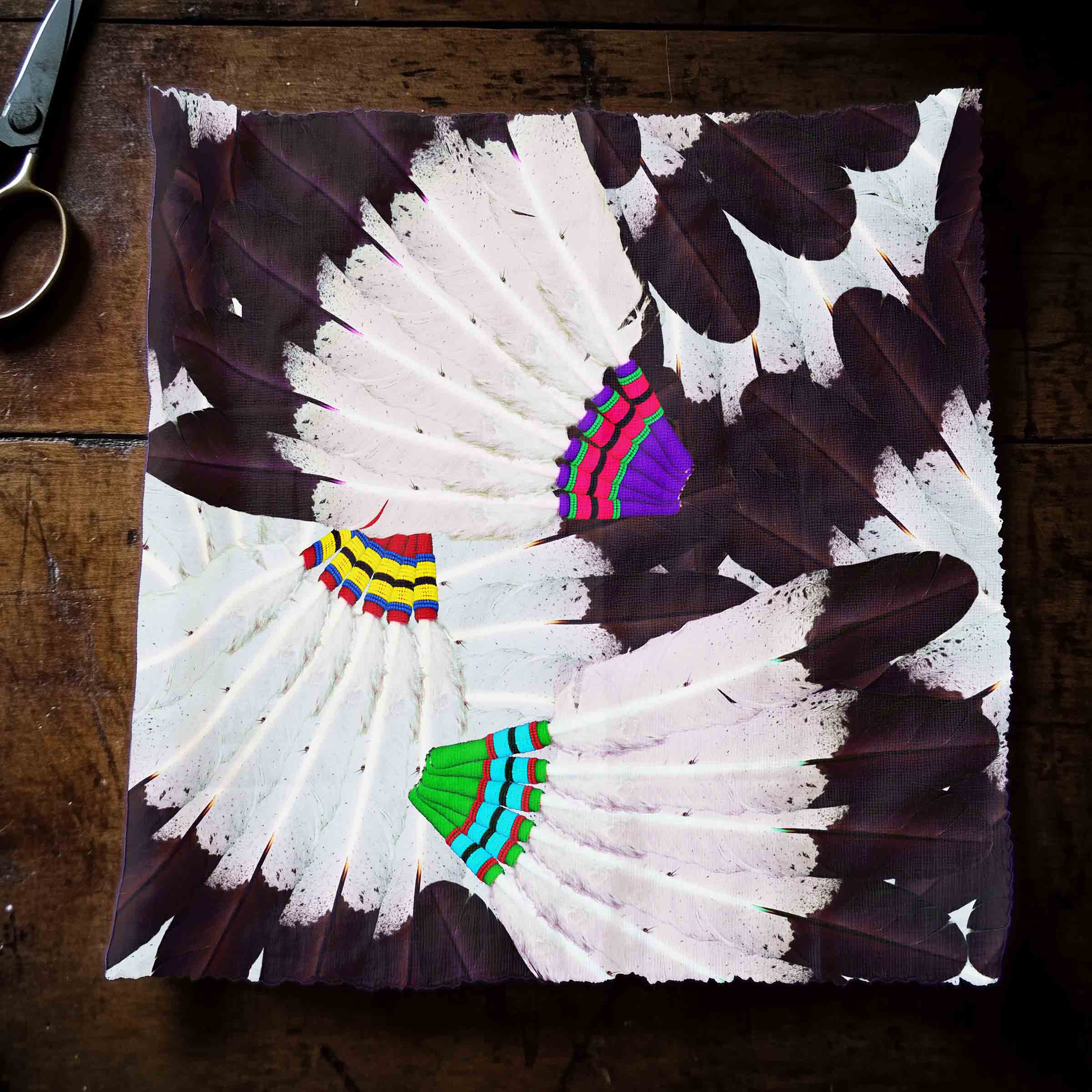Eagle Feather Fans 42 Inch Cotton Poplin Pre Order