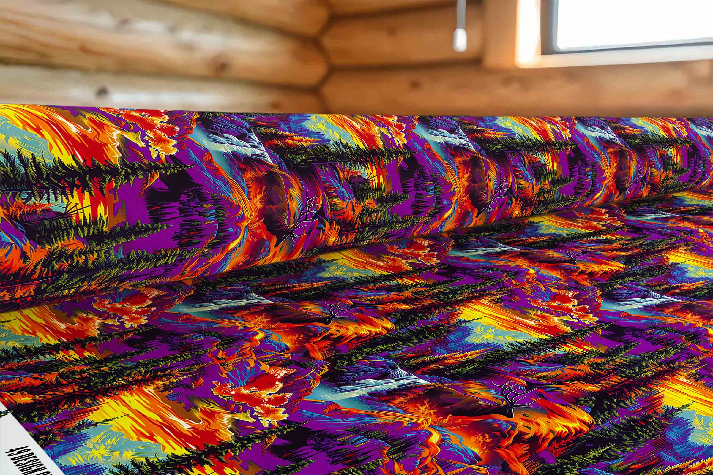 Elk Camo 42 Inch Cotton Poplin Pre Order