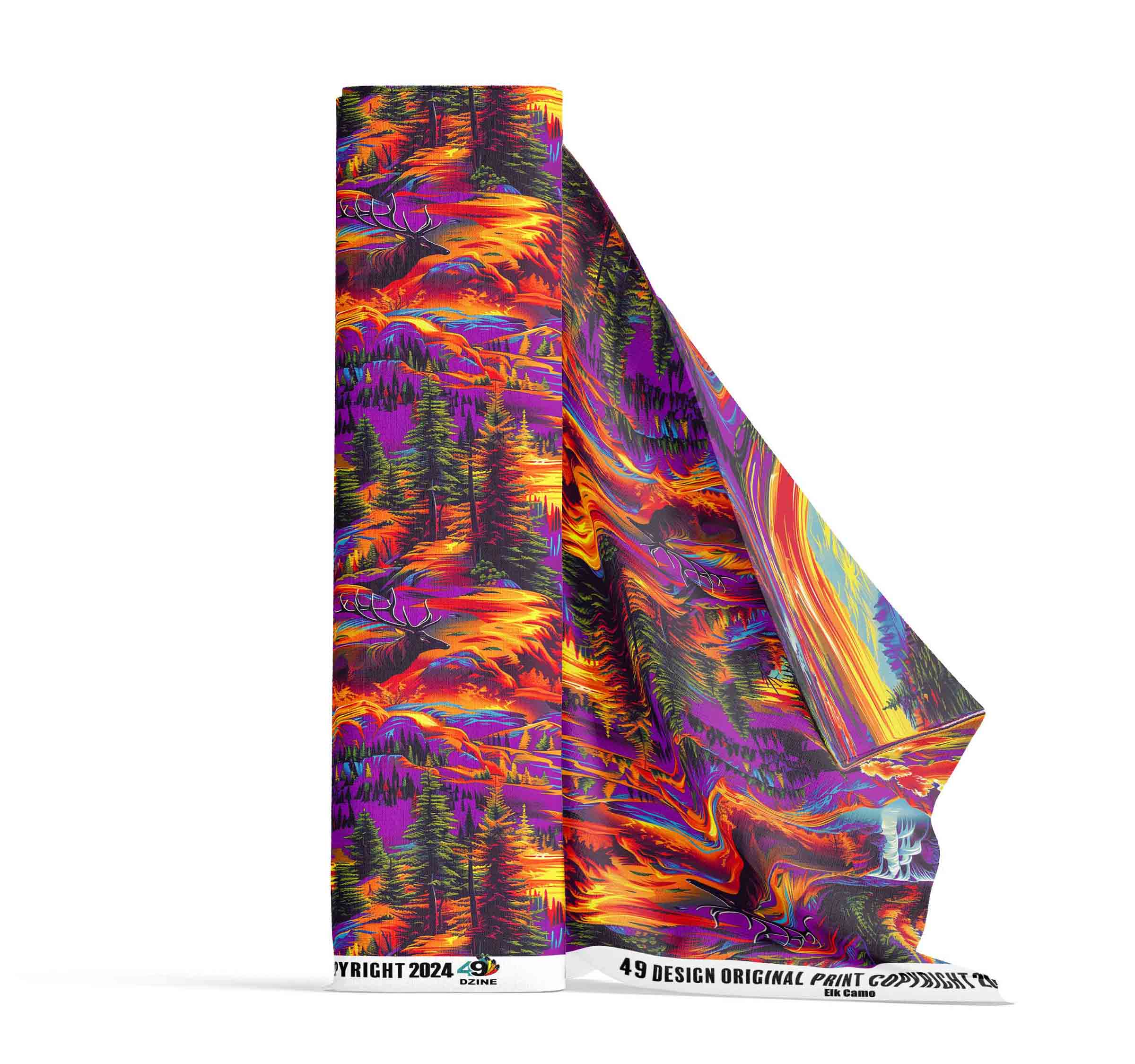 Elk Camo 42 Inch Cotton Poplin Pre Order