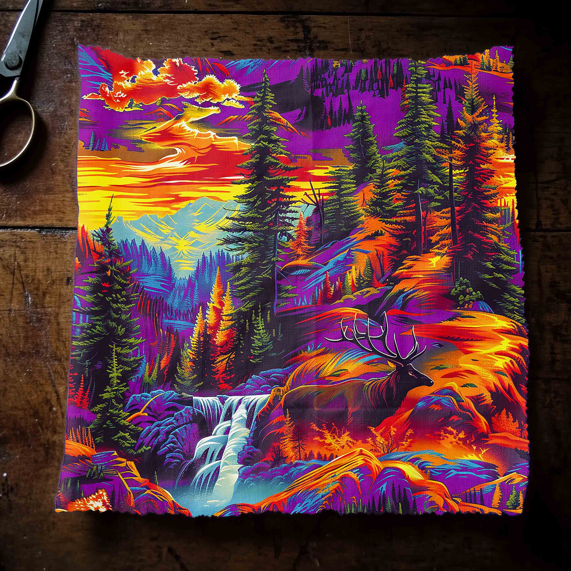 Elk Camo 42 Inch Cotton Poplin Pre Order