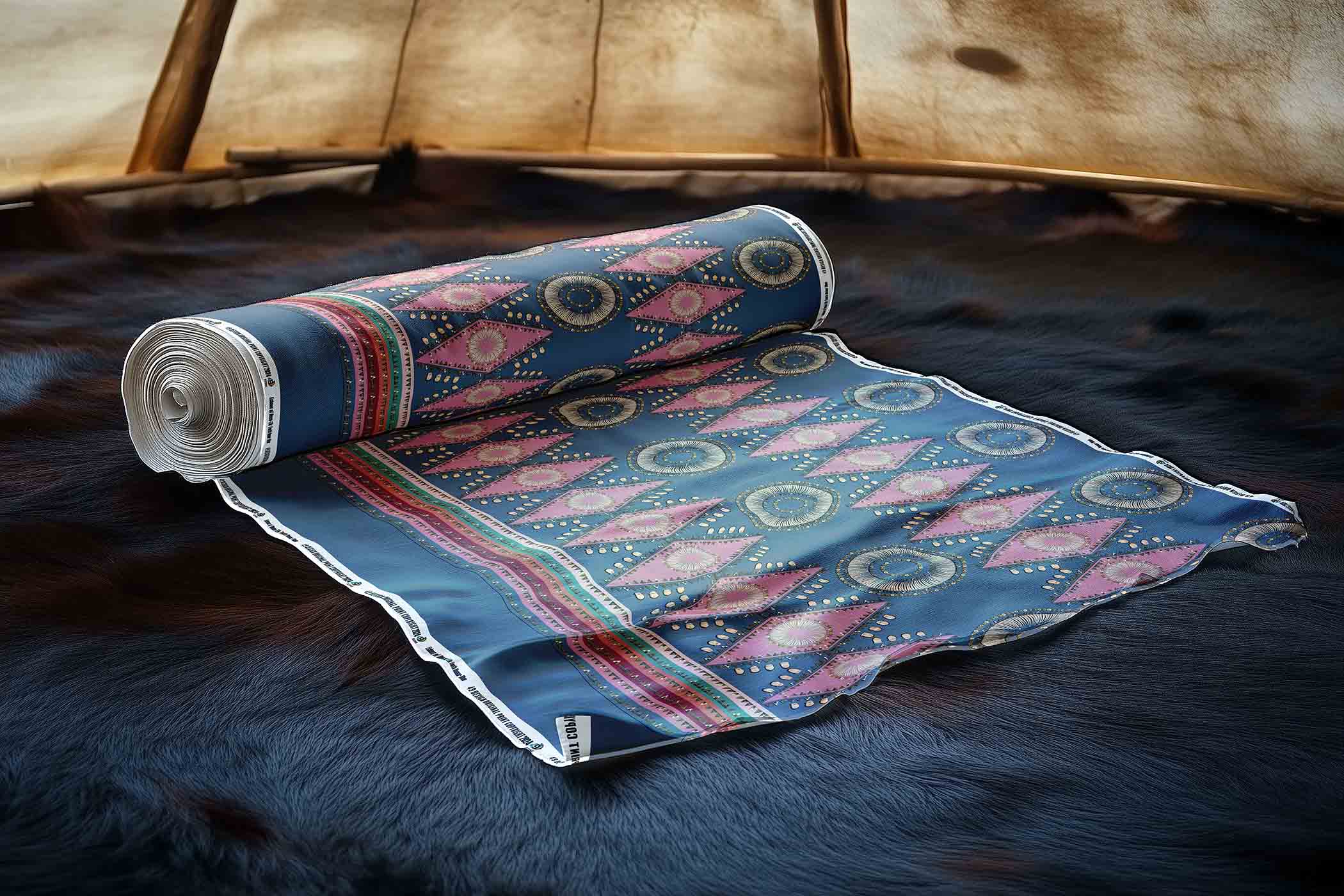 EOD- Elk Tooth Honor Blue 42 Inch Cotton Poplin Pre Order