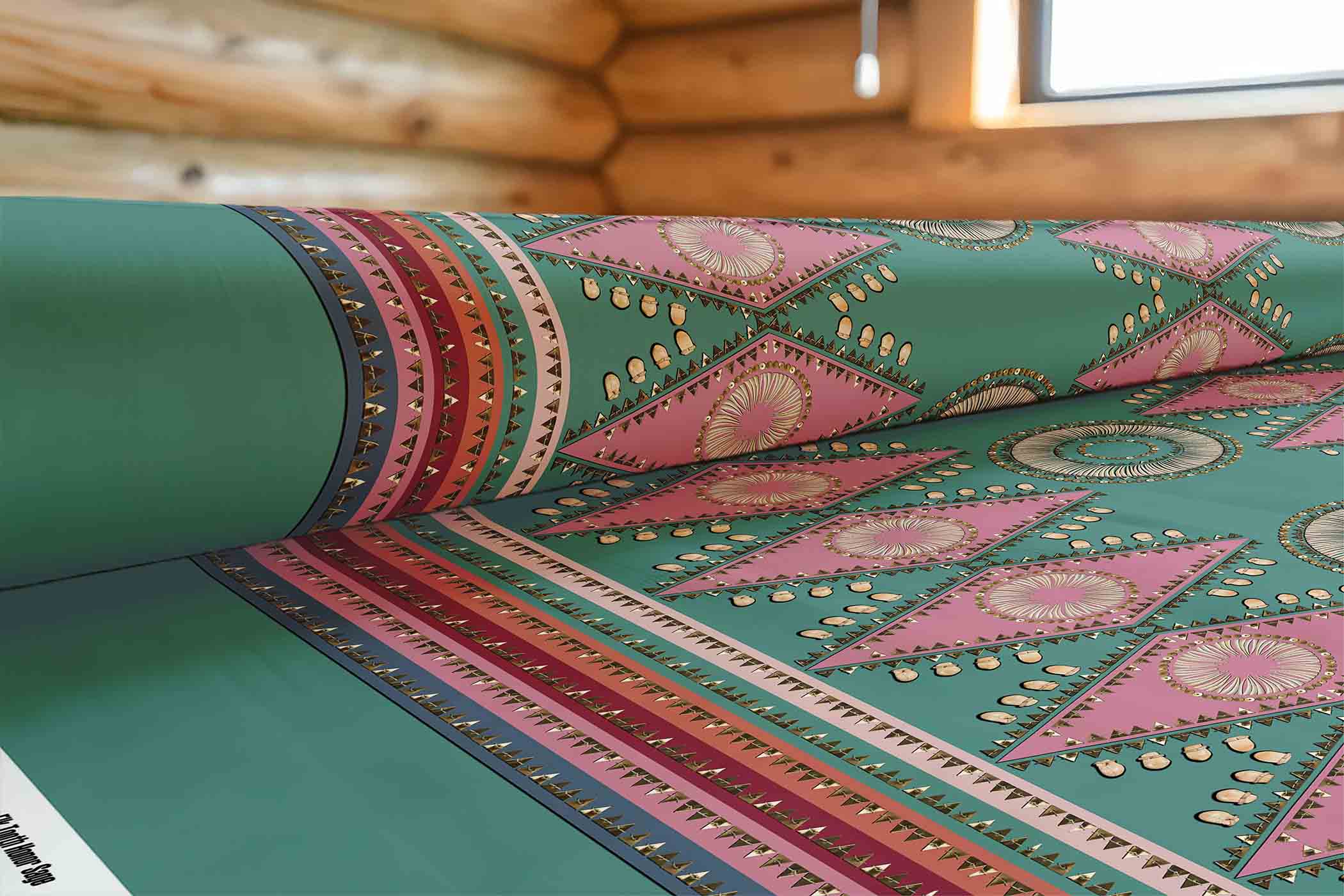 EOD- Elk Tooth Honor Sage 42 Inch Cotton Poplin Pre Order