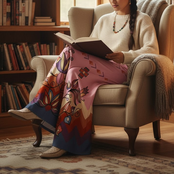 Ember Blossom Ribbon Pant