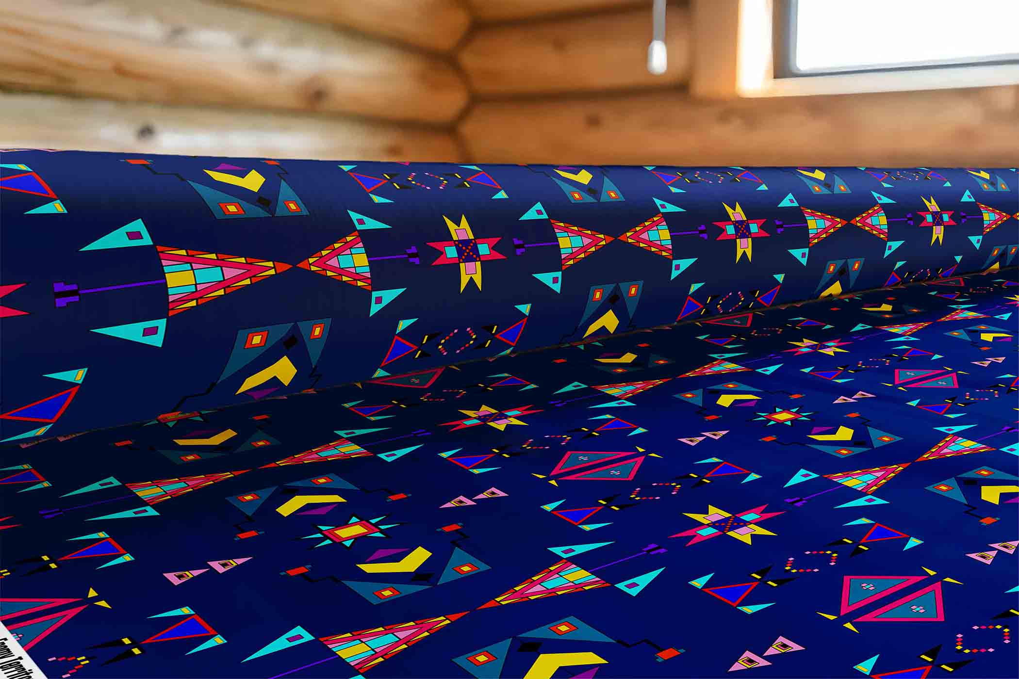 Enemy Territory Midnight 42 Inch Cotton Poplin Pre Order